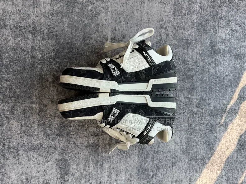 Louis Vuitton Louis Vuitton TRAINER Black and White Panda Cowboy shoes Size US 10 / EU 43 - 4 Thumbnail