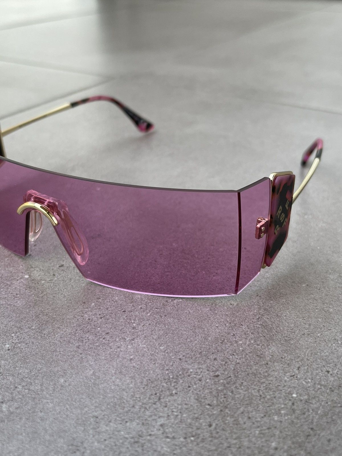 Retrosuperfuture !DS!SS23 Retrosuperfuture RA1 Pianeta Pink Shield Sunglasses Size ONE SIZE - 6 Thumbnail