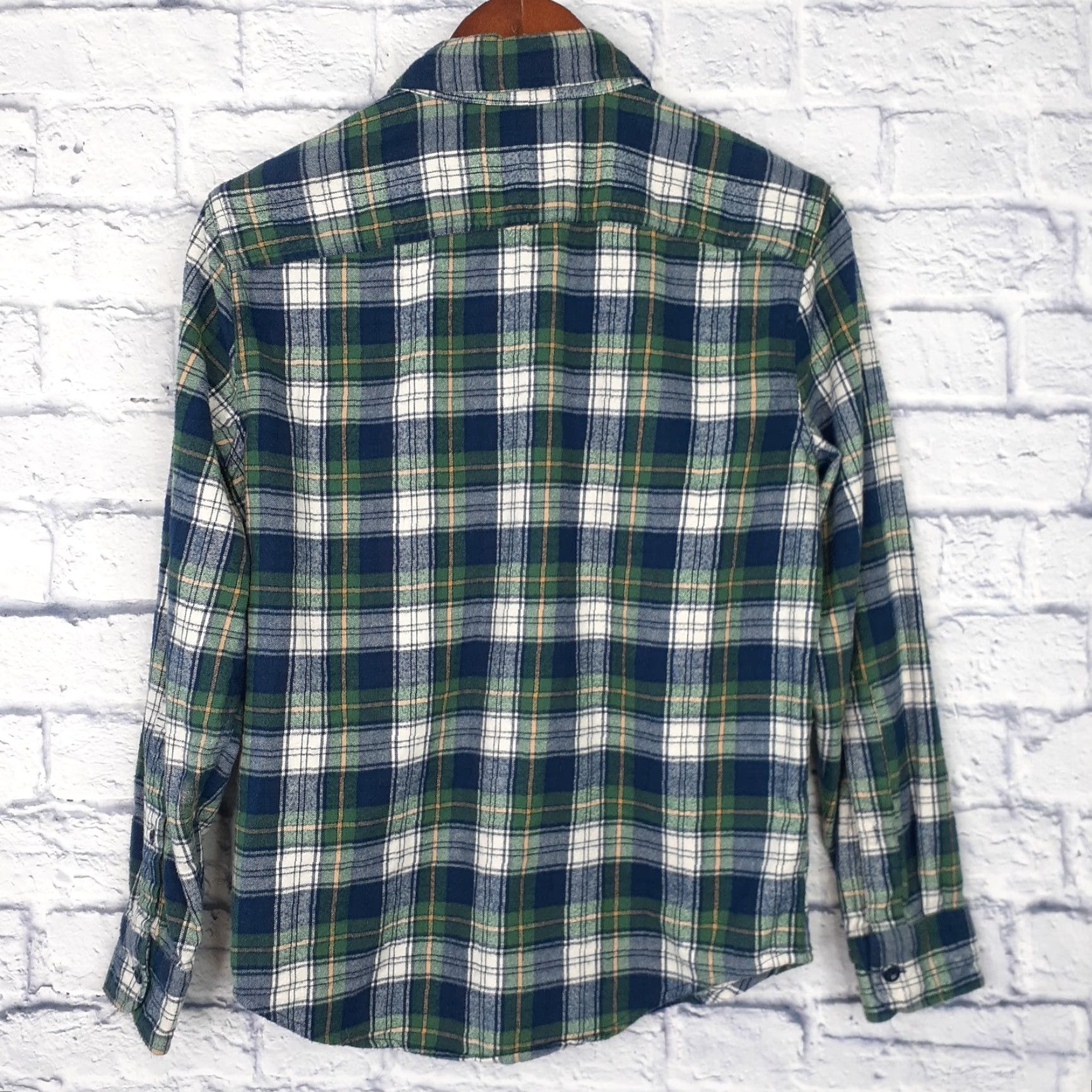 Abercrombie & Fitch Abercrombie & Fitch Button-Up Long Sleeve Plaid Flannel Shirt Mens XS Multicolor Size US XS / EU 42 / 0 - 2 Thumbnail