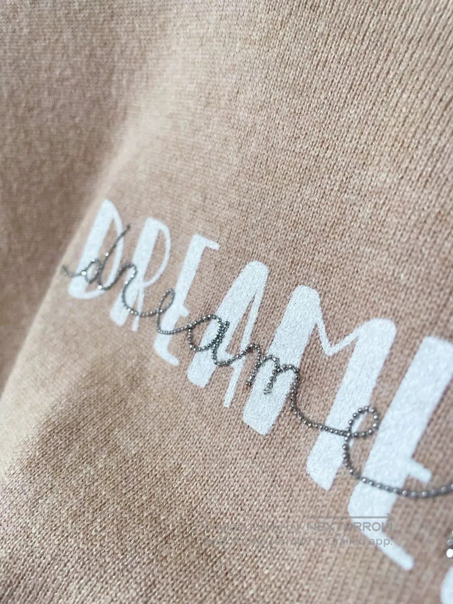 Brunello Cucinelli Brunello Cucinelli Beige Embellished Sweater. Size US XS / EU 42 / 0 - 4 Thumbnail