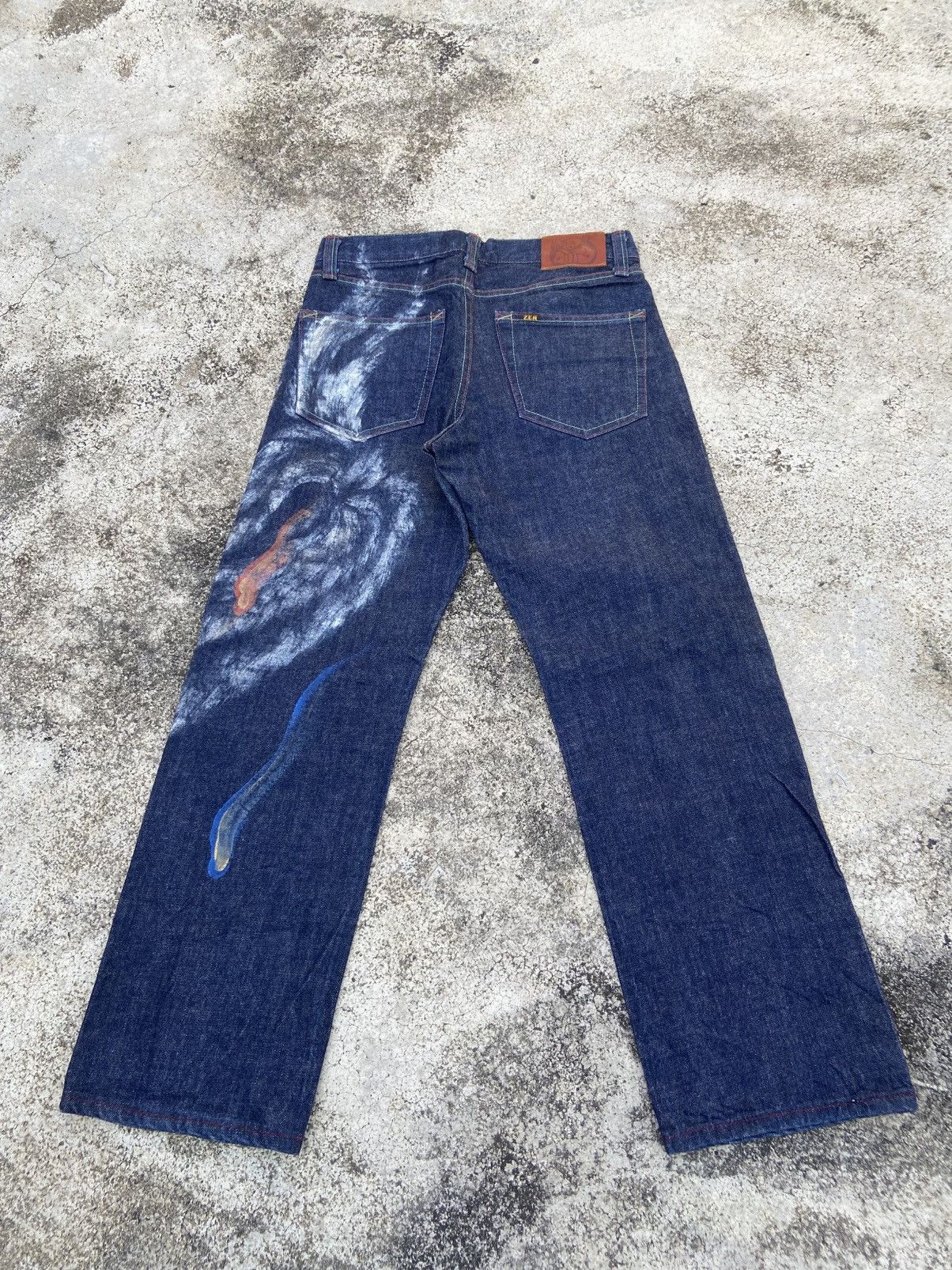 Japanese Brand Zen Kyoto Clothing Shukaku Fox Paint Pant Size US 30 / EU 46 - 2 Thumbnail