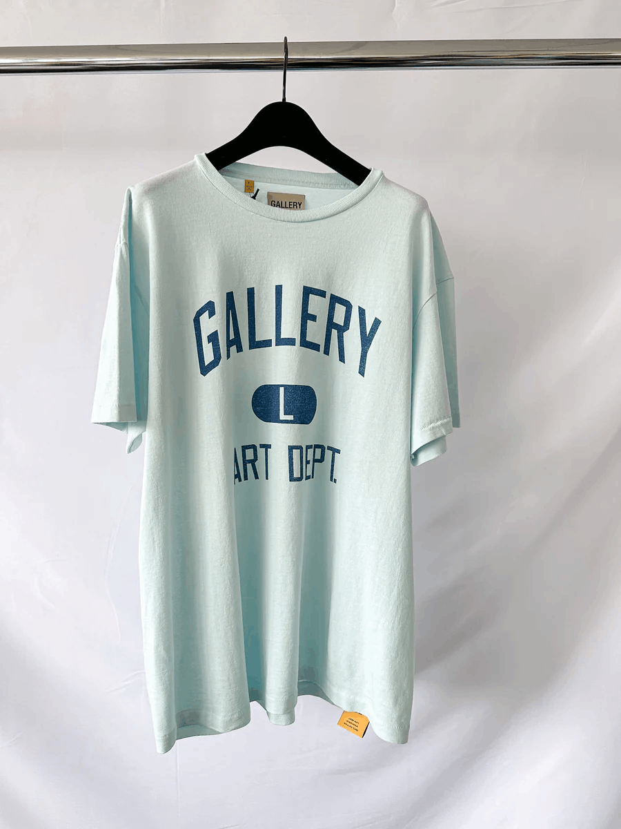 Gallery Dept. Gallery Dept Art Dept Baby Blue & Navy Department Tee - M Size US M / EU 48-50 / 2 - 3 Thumbnail