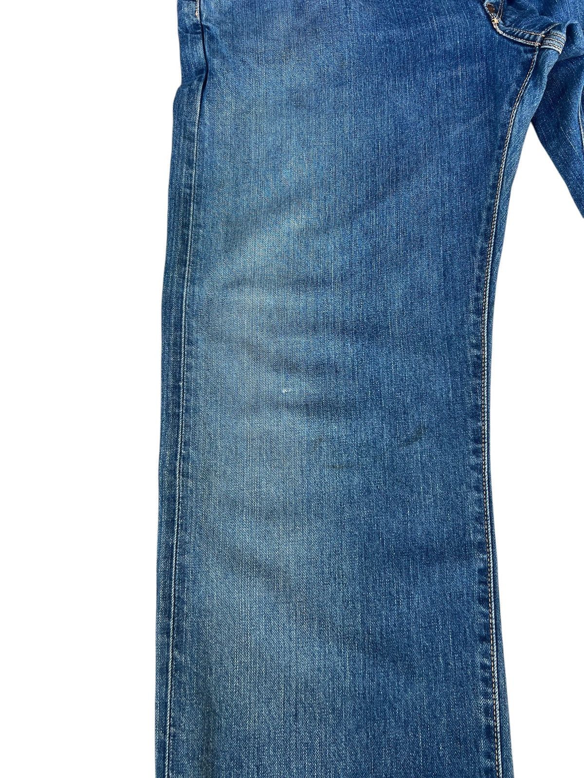 Lee × Vintage 90s Lee Cowboy Union Made Mud Denim Selvedge Jeans Size US 36 / EU 52 - 9 Thumbnail
