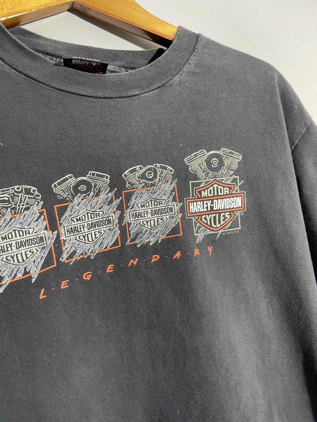 Harley Davidson Harley-Davidson 1992 Legendary Las Vegas, Nevada rare tshirt Size US L / EU 52-54 / 3 - 5 Thumbnail
