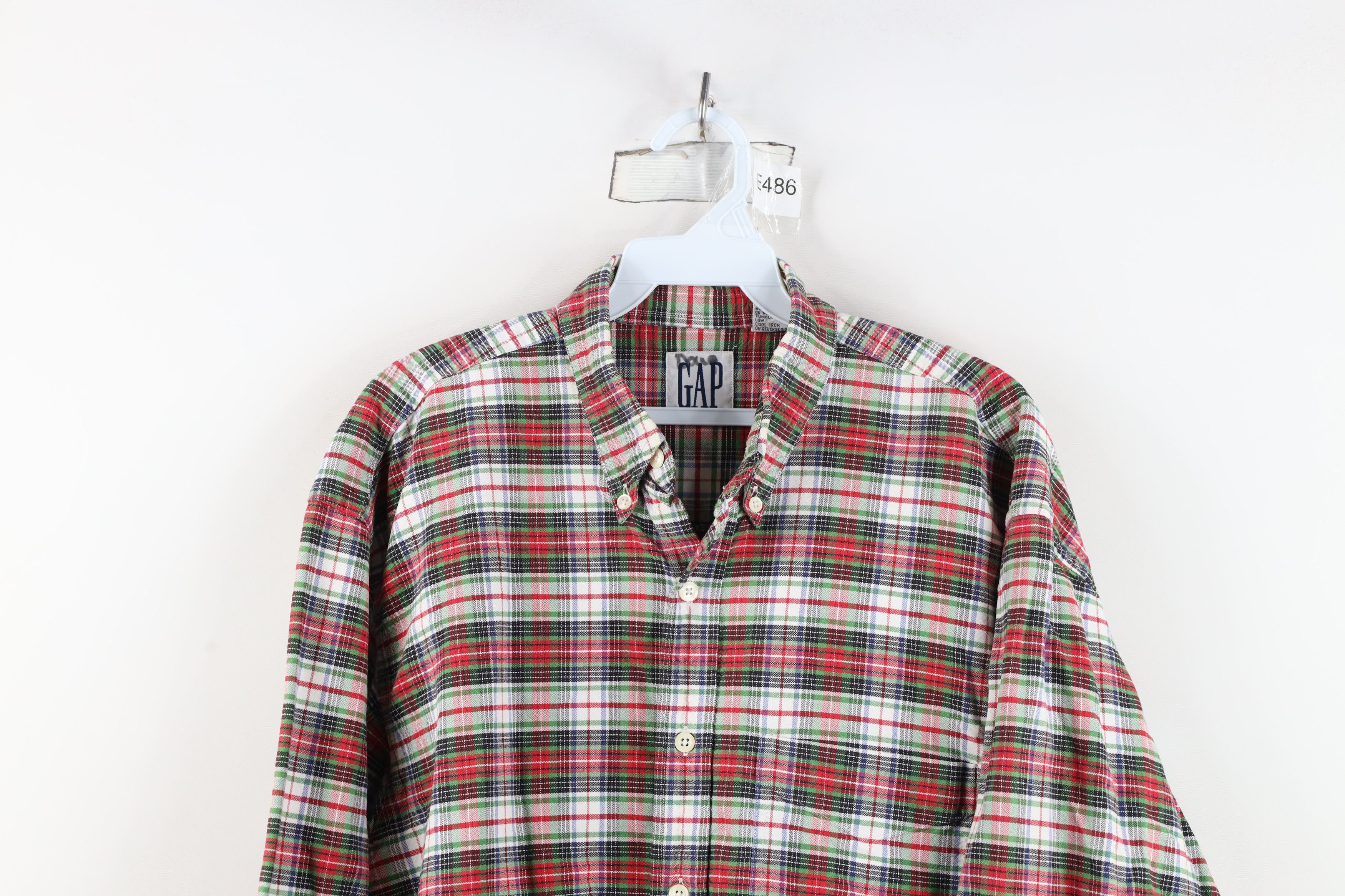 Gap Vintage 90s Gap Heavyweight Collared Button Down Shirt Size US M / EU 48-50 / 2 - 2 Thumbnail