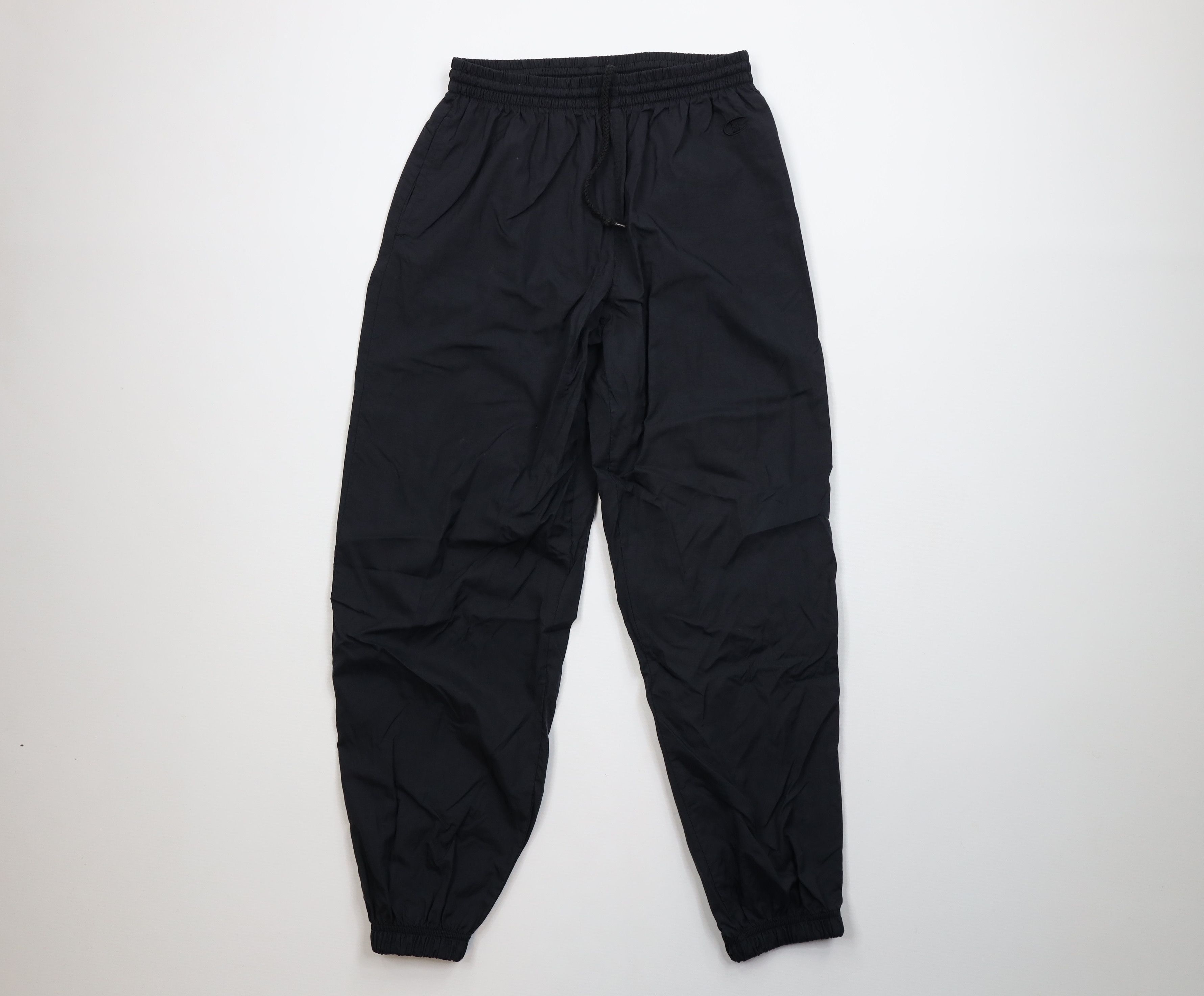 Champion Vintage 90s Champion Logo Windbreaker Joggers Pants Black Size US 32 / EU 48 - 1 Thumbnail
