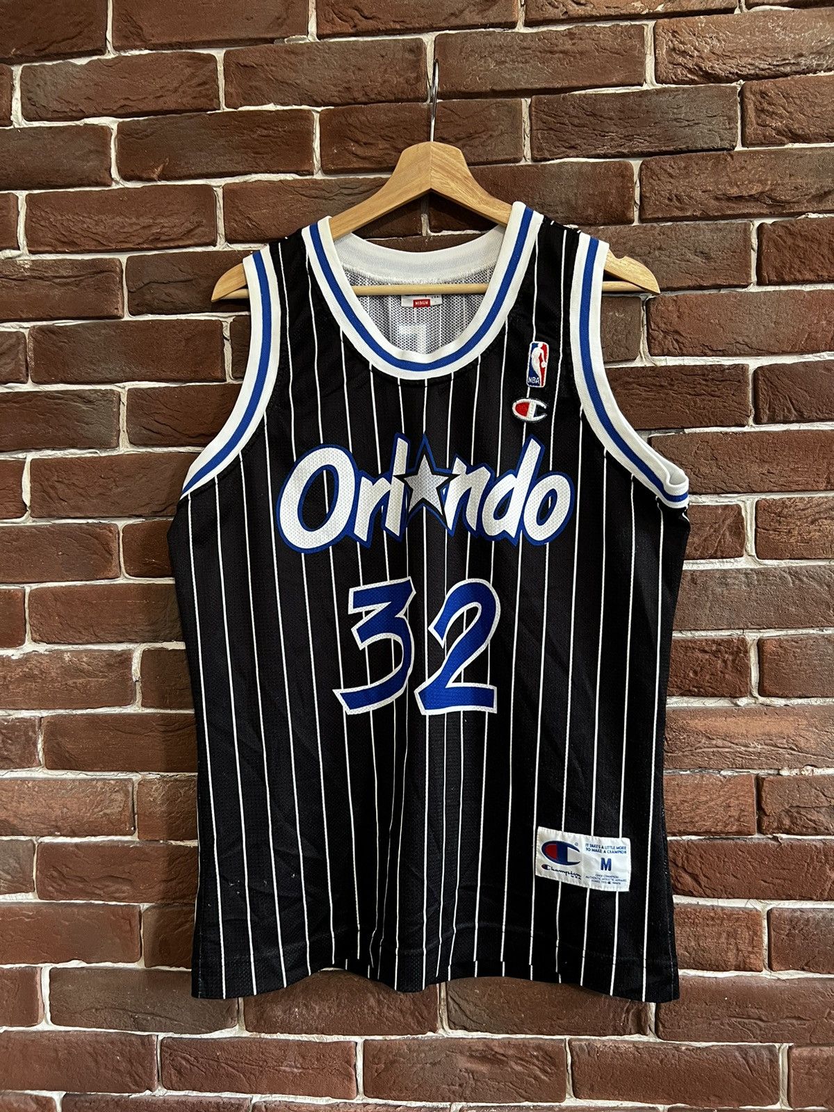 Champion Vintage 90s Champion NBA Shaq O Neal Orlando Magic Jersey M Size US M / EU 48-50 / 2 - 1 Thumbnail