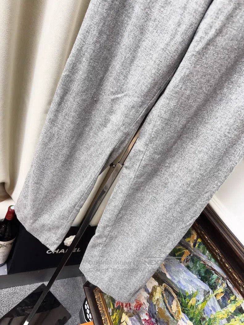 Loro Piana Loro Piana Light gray cashmere suit trousers Size 25" / US 0 / IT 36 - 5 Thumbnail