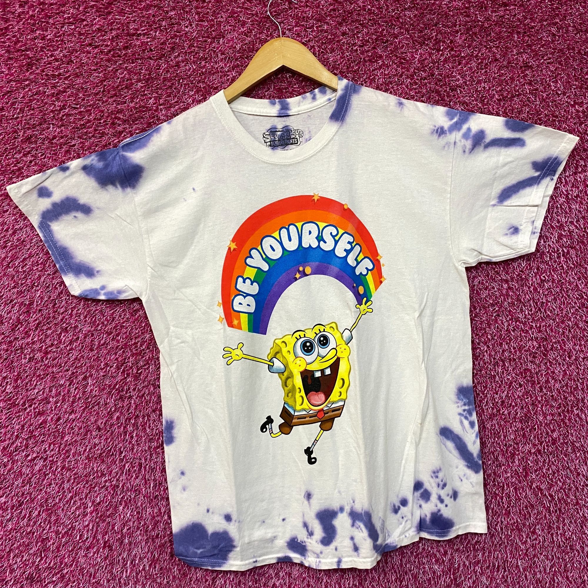 Nickelodeon SpongeBob SquarePants Be Yourself Nickelodeon Tie Dye Tee L Size US L / EU 52-54 / 3 - 3 Thumbnail