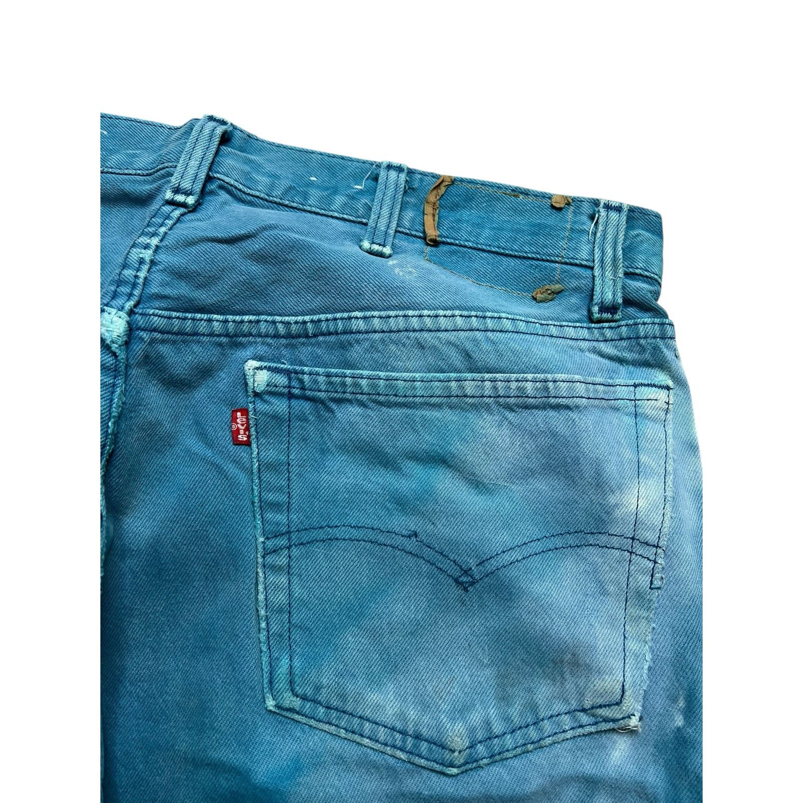 Levi's Vintage Levi’s 501 Jeans Turquoise Blue Distressed W38 L30 Size US 38 / EU 54 - 15 Thumbnail