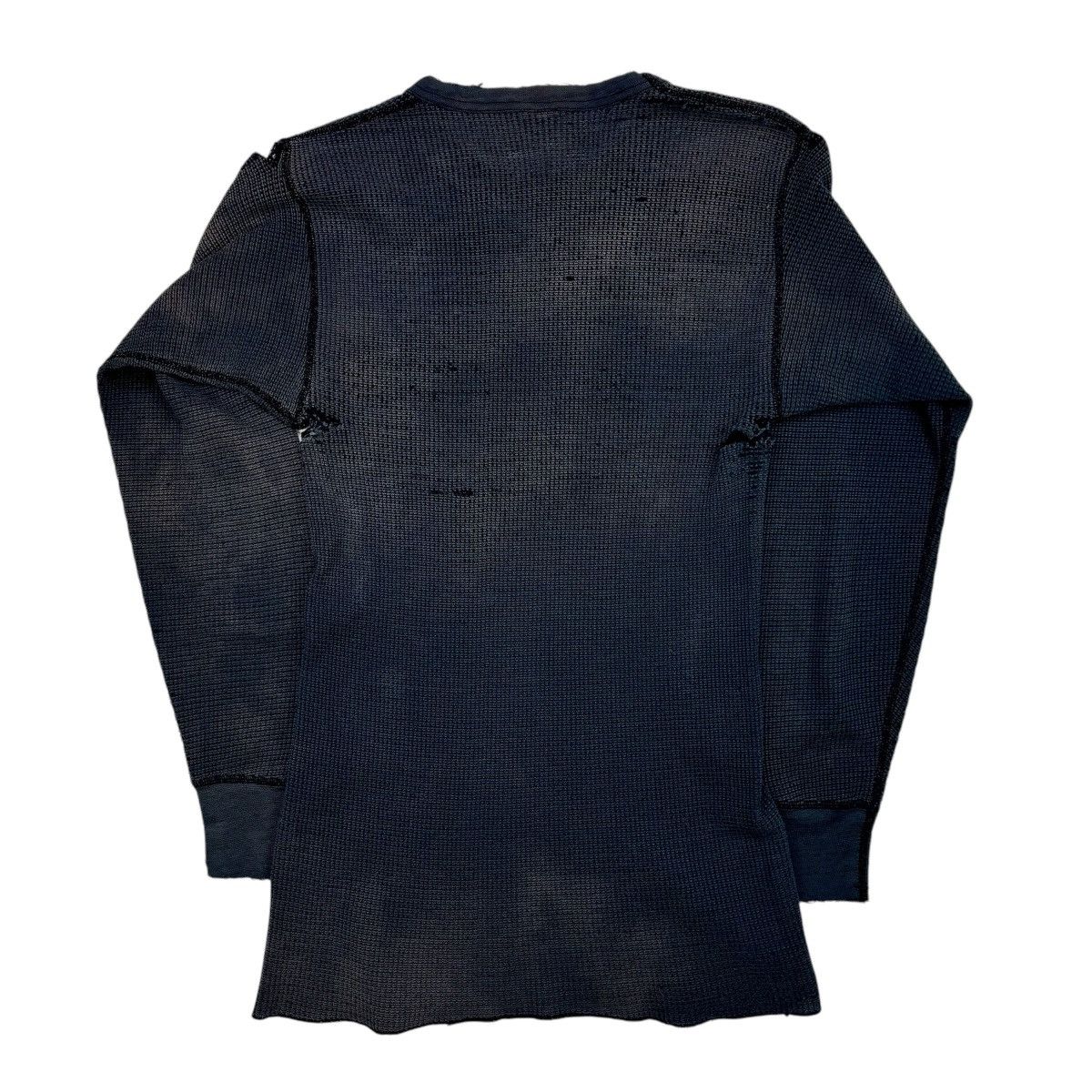 Vintage VINTAGE 70'S THRASHED FADED BLACK THERMAL Size US XL / EU 56 / 4 - 7 Thumbnail