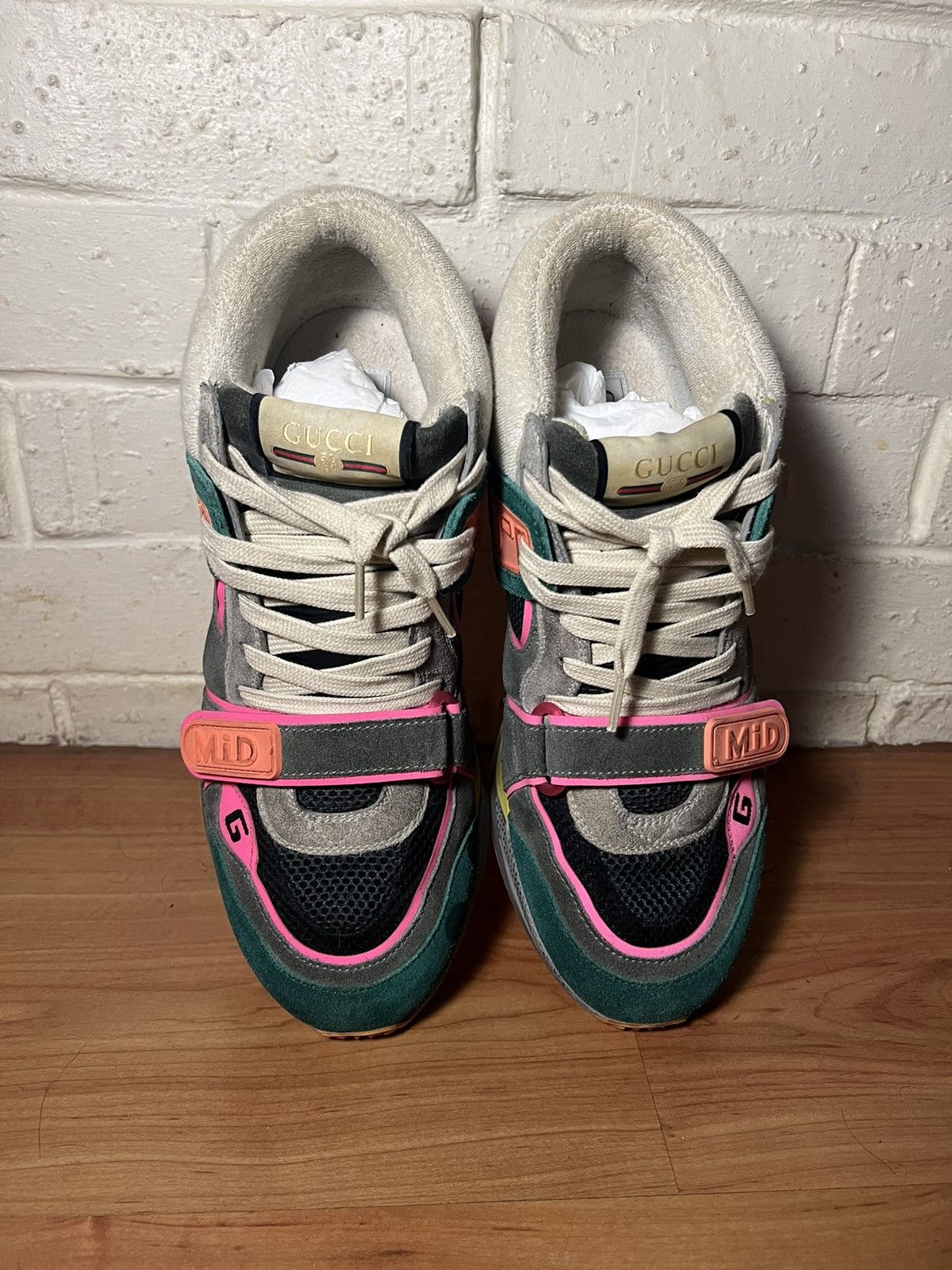 Gucci Gucci Ultrapace Mid 'Green Teal' Size US 9 / EU 42 - 1 Thumbnail