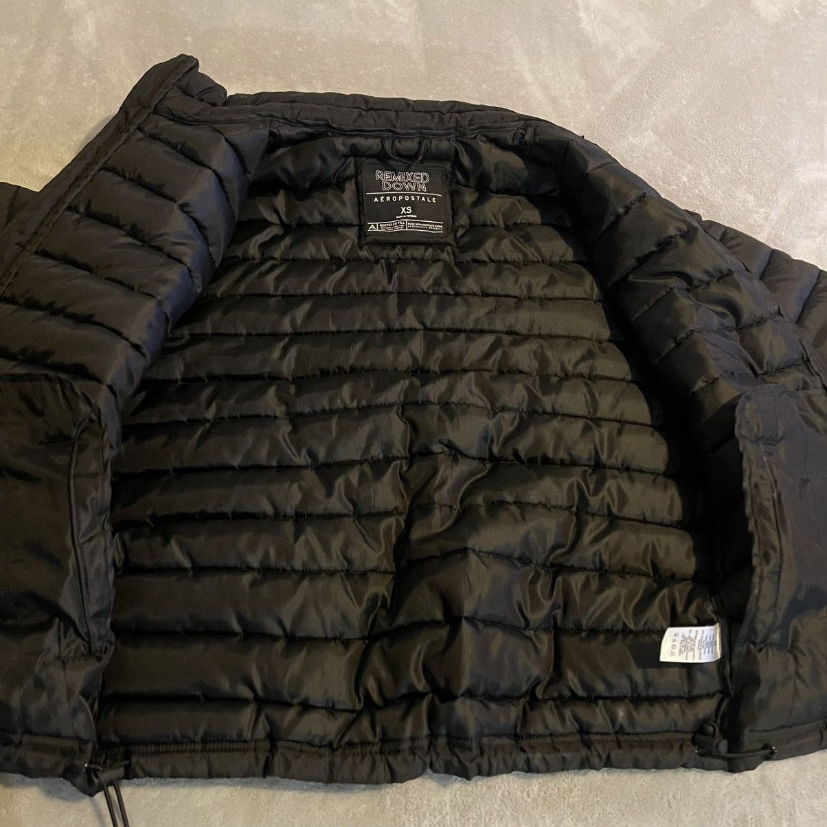 Aeropostale Aeropostale Remixed Down Black Puffer Jacket Women XS Size XS / US 0-2 / IT 36-38 - 7 Thumbnail