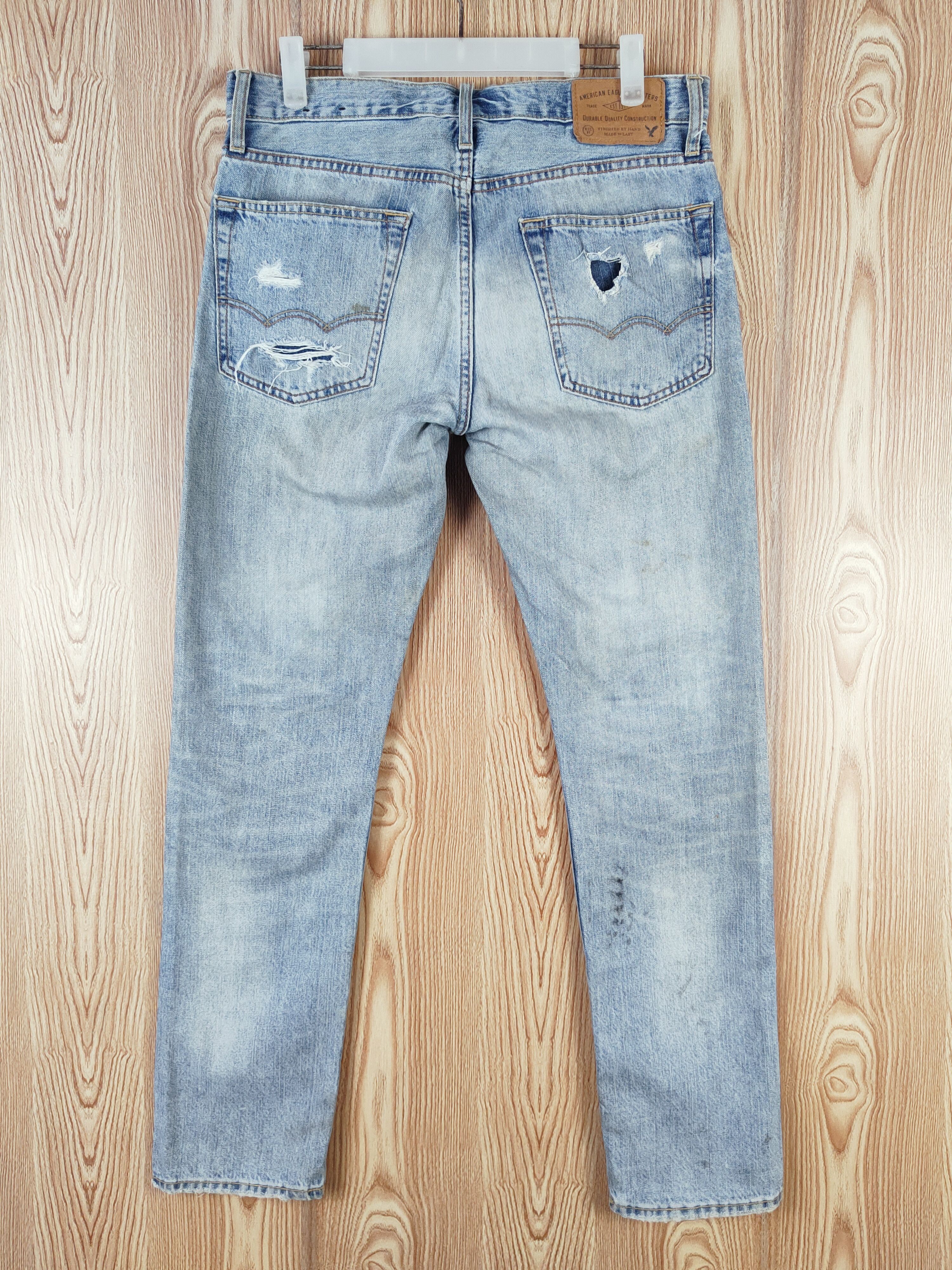 Japanese Brand American Eagle Outfitters Distressed Ripped Jeans #S2768 Size US 30 / EU 46 - 8 Thumbnail