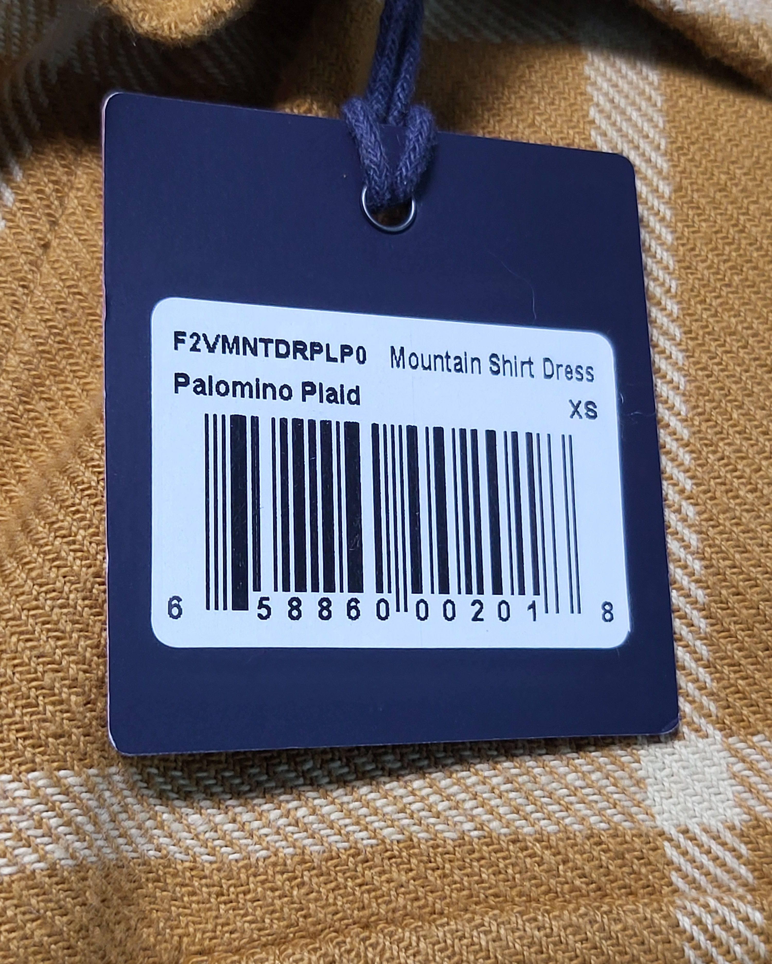The Mountain NWT THE NORMAL BRAND Mountain Shirt Dress Palomino Plaid XS Size XS / US 0-2 / IT 36-38 - 9 Thumbnail