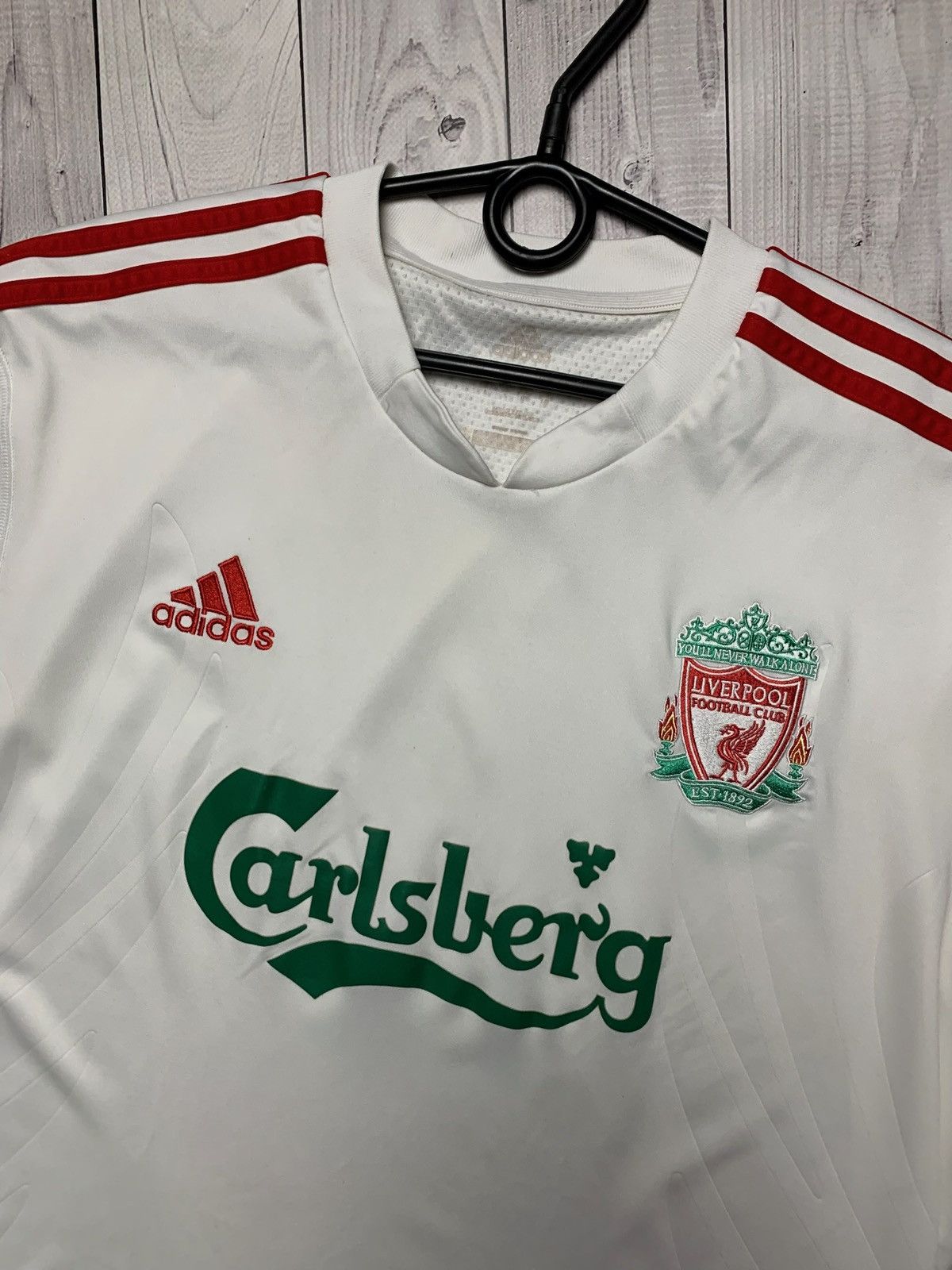 Vintage Vintage adidas Liverpool soccer jersey size L Size US L / EU 52-54 / 3 - 2 Thumbnail