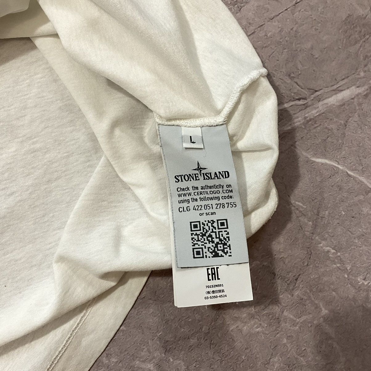 Massimo Osti STONE ISLAND TEE ARCHIVIO TEE TELA STELLA BIG LOGO Size US L / EU 52-54 / 3 - 7 Thumbnail