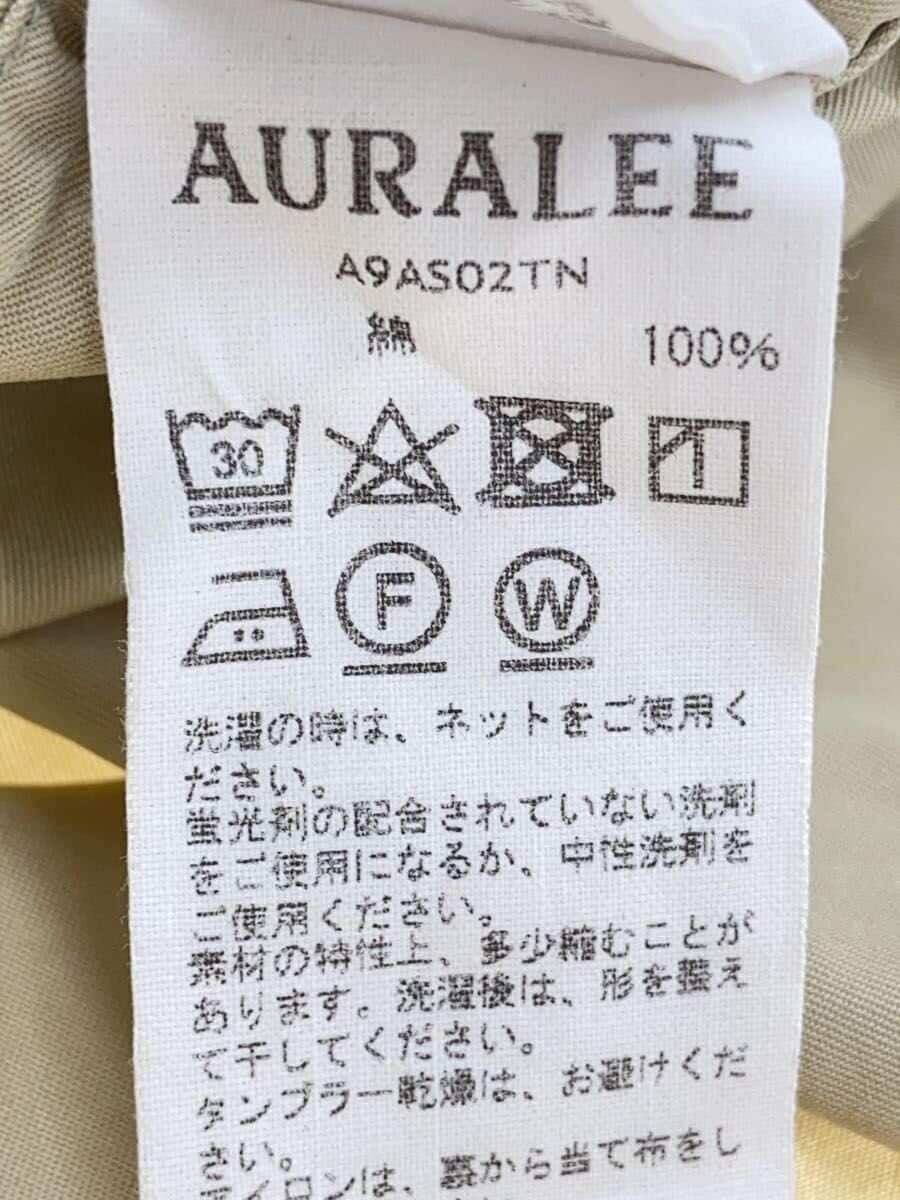 Auralee Beige Cotton Long-sleeved Shirt Size US XL / EU 56 / 4 - 4 Thumbnail