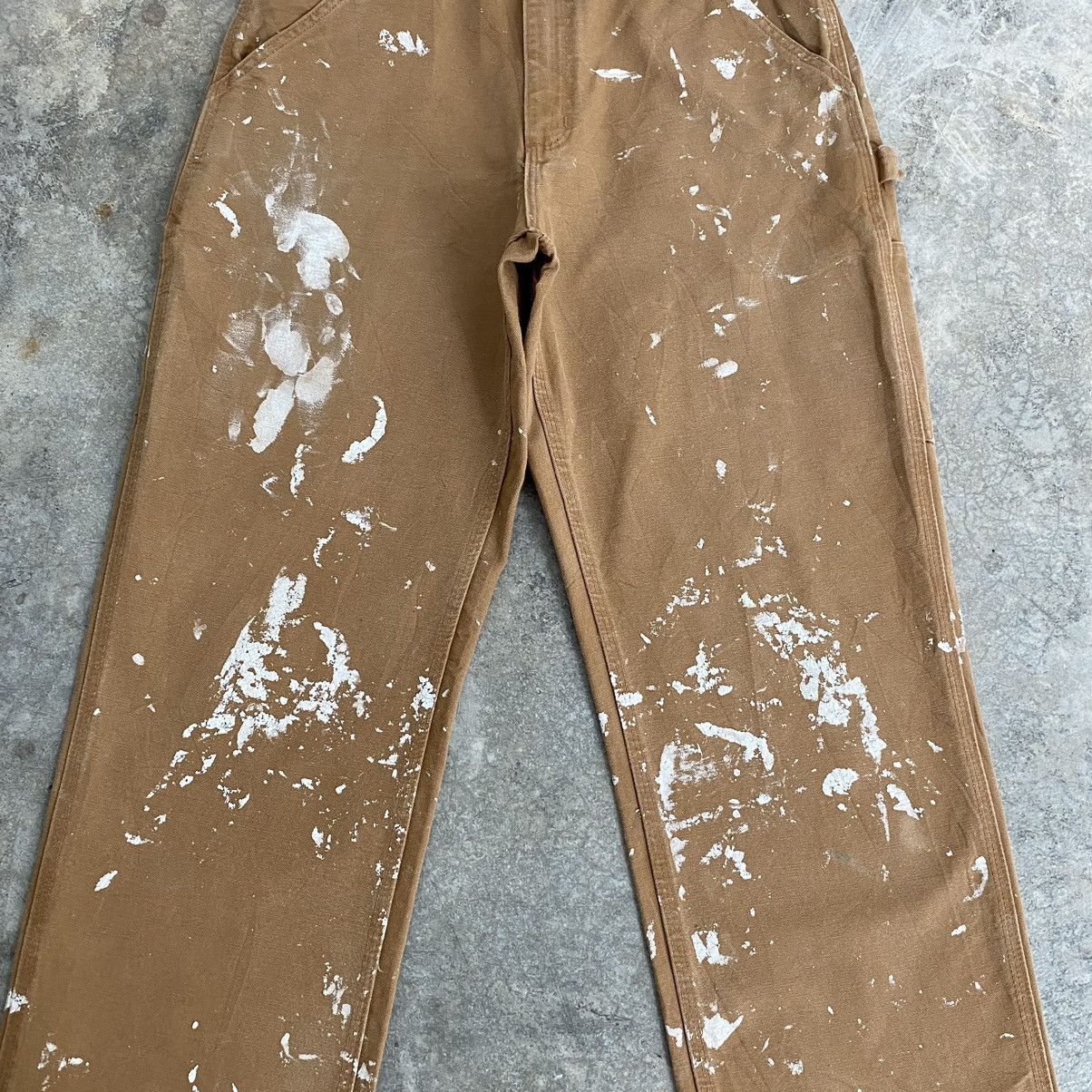 Carhartt Vintage Carhartt Faded Tan Splatter Painter Pants Size US 32 / EU 48 - 6 Thumbnail