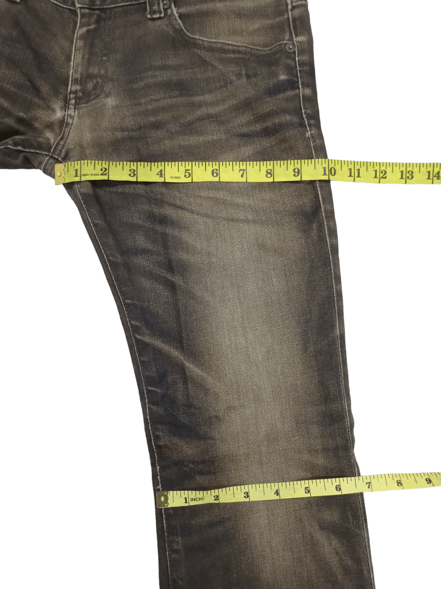 Tornado Mart Tornado Mart Stretchable Mud Washed Flared Denim Size US 30 / EU 46 - 21 Thumbnail