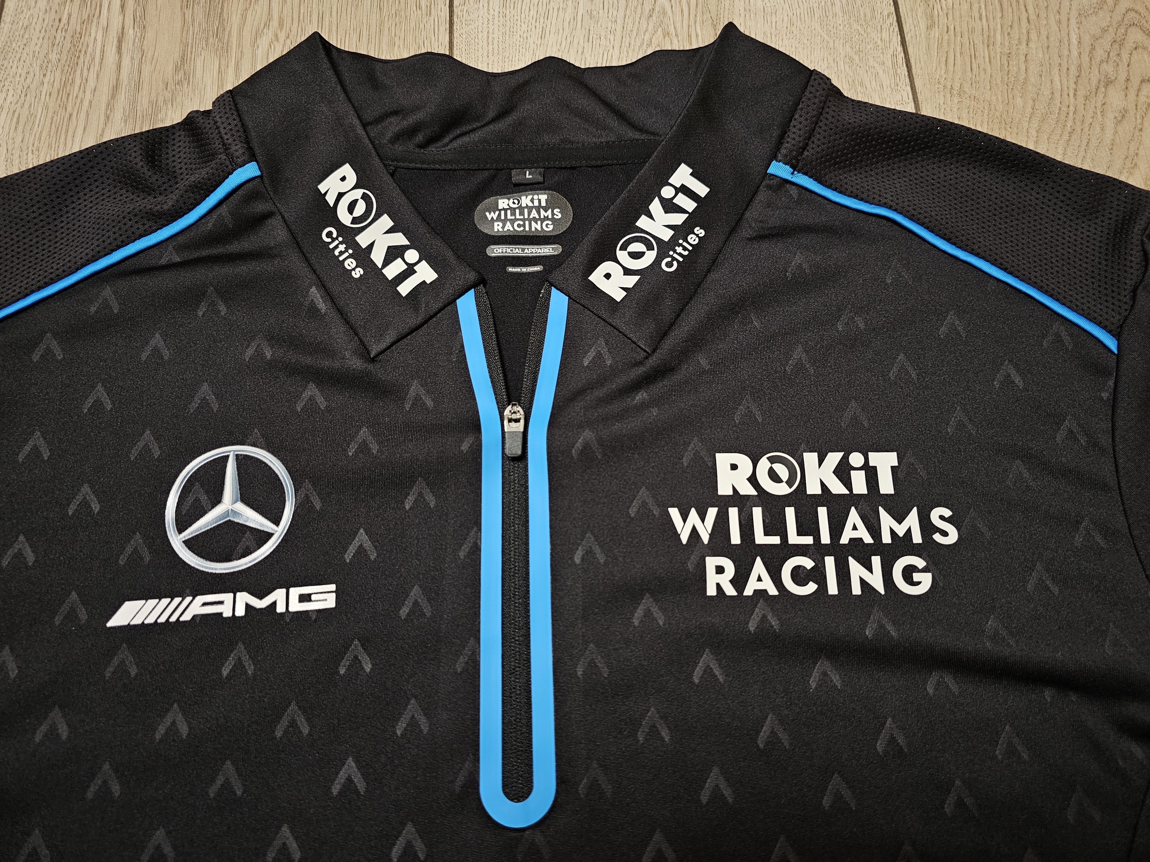 Formula 1 WILLIAMS RACING SHIRT AMG JERSEY F1 TEAM OFFCIAL JERSEY Size US L / EU 52-54 / 3 - 3 Thumbnail