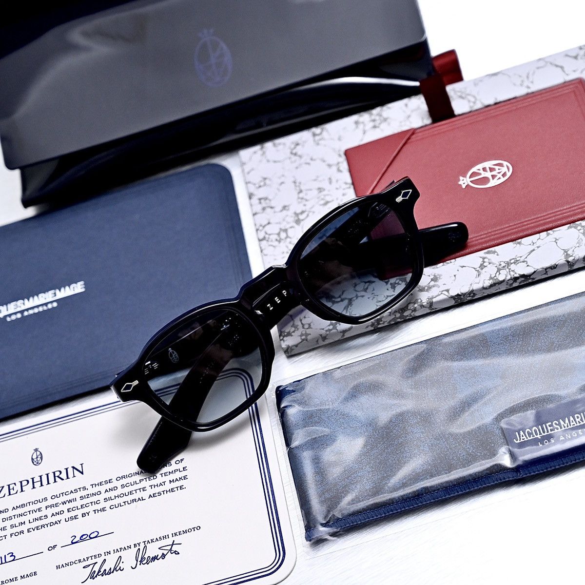 Jacques Marie Mage JACQUES MARIE MAGE JMM ZEPHIRIN SUNGLASSES Size ONE SIZE - 1 Thumbnail