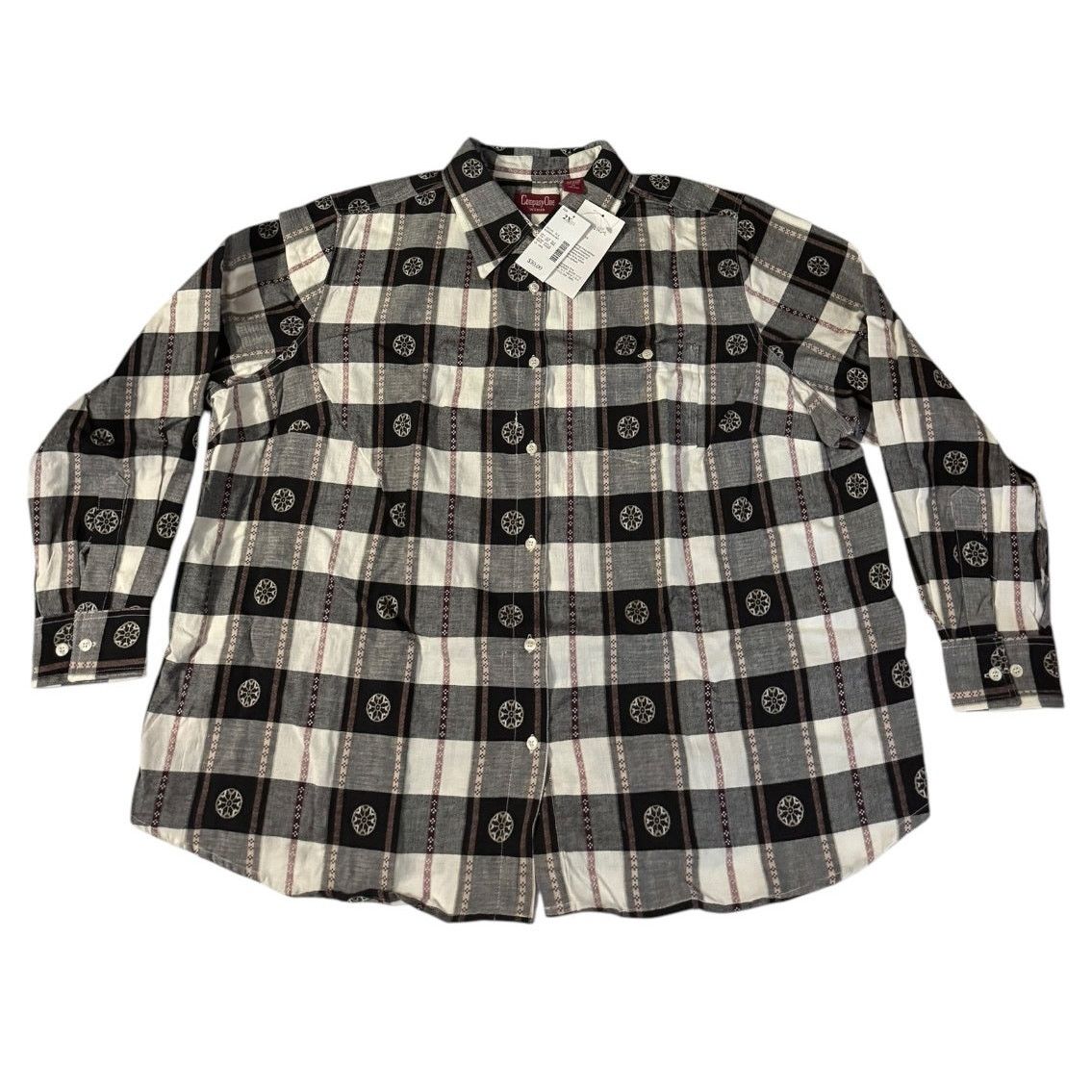 Other Company One Women’s Black White & Red Plaid Shirt 2XL – NWT Size XXL / US 16-18 / IT 52-54 - 1 Thumbnail