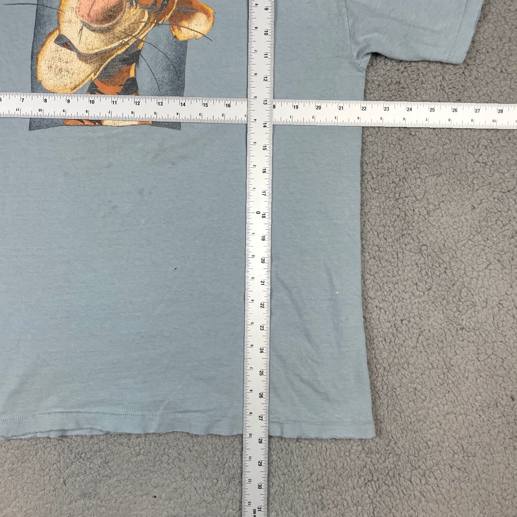 Disney VINTAGE Disney T-shirt Adult XL Gray Tigger Winnie Pooh Cartoon 90s Tiger Mens Size US XL / EU 56 / 4 - 5 Thumbnail