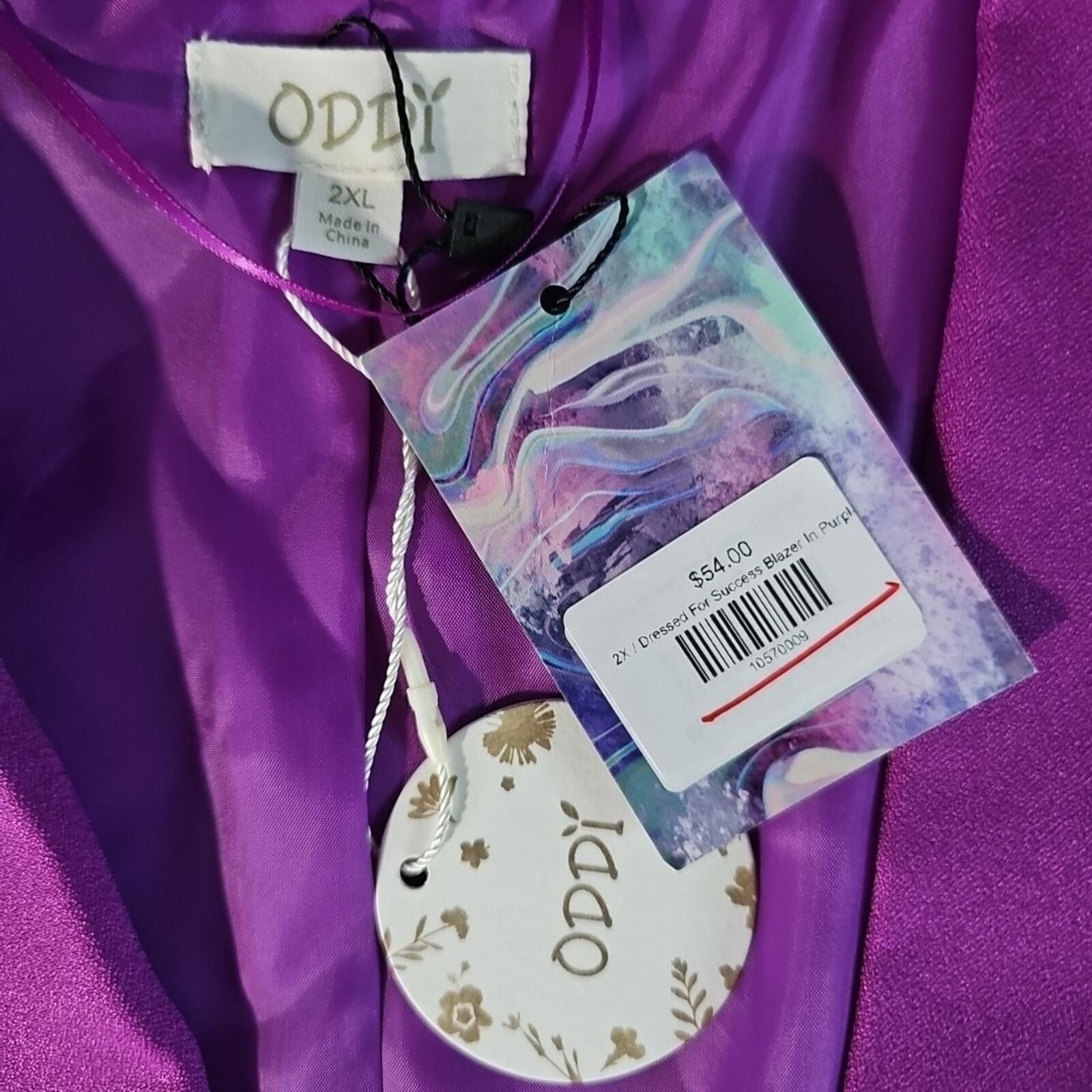 Odd Future Oddy Kara Marie Boutique 2X Dressed For Success Blazer Size XXL / US 16-18 / IT 52-54 - 2 Thumbnail