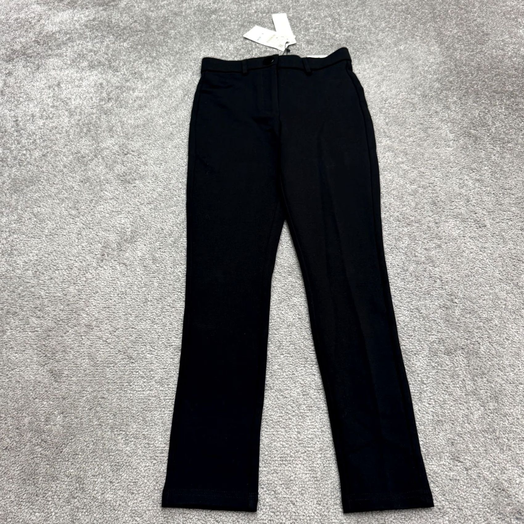 Zara Zara Join Life High Rise Leggings Womens S Black Jegging Stretch NWT Knit Slim Modern Comfort Denim Look Pants Size 28" / US 6 / IT 42 - 2 Thumbnail