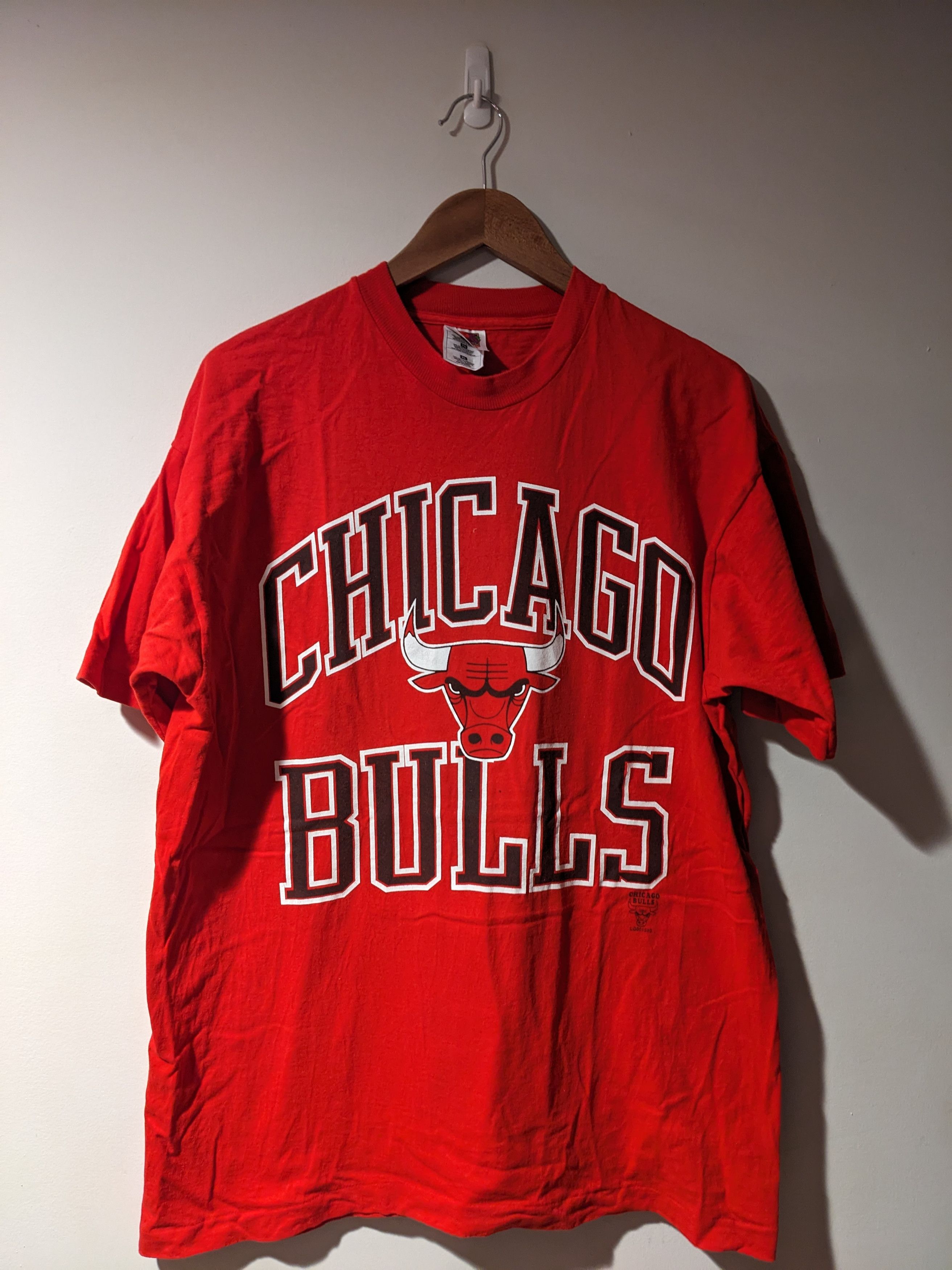 NBA Vintage 90s Chicago Bulls NBA Baseball Jordan T-Shirt Size US XL / EU 56 / 4 - 1 Thumbnail