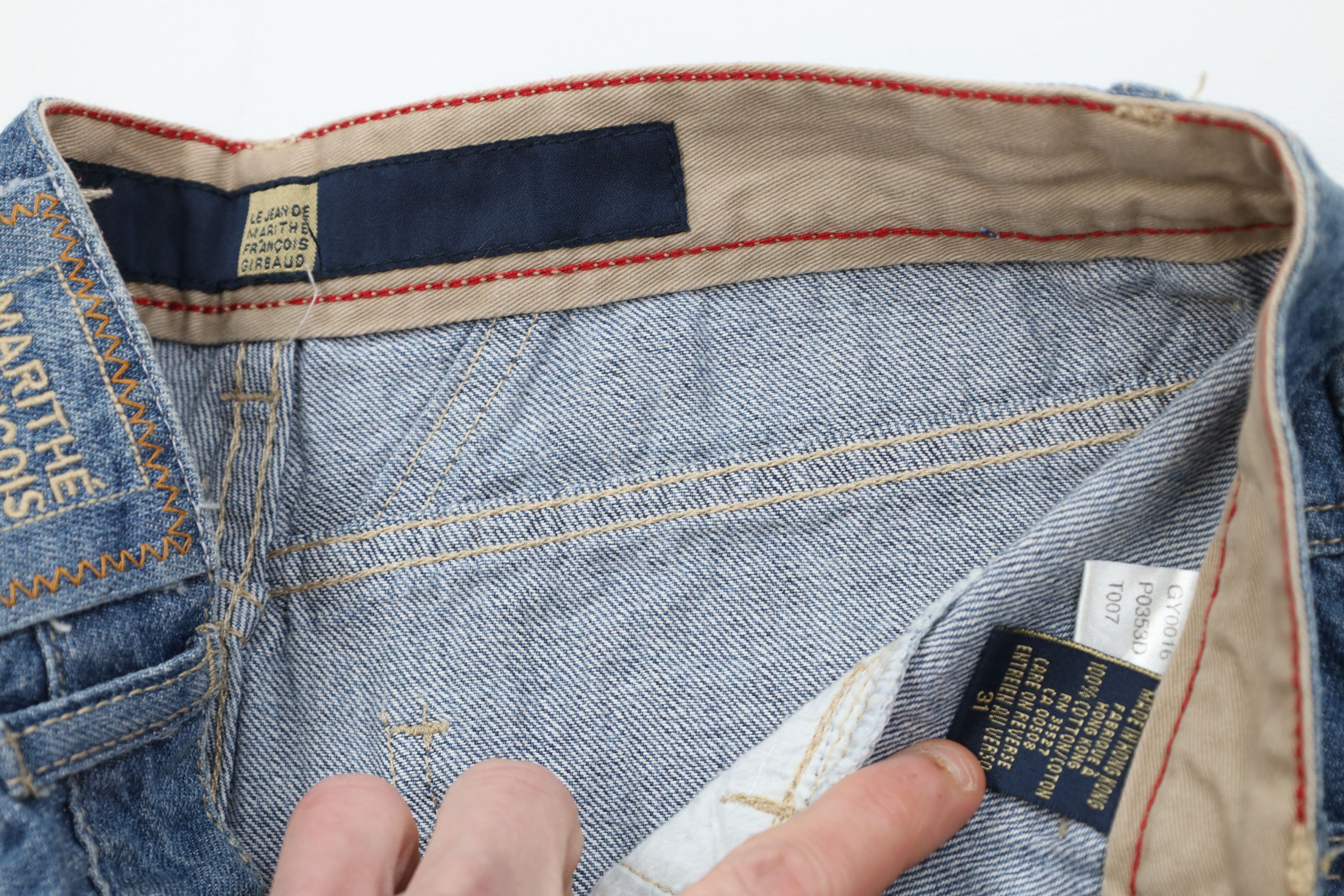 Marithe + Francois Girbaud Deadstock Vintage 90s Marithe Francois Girbaud Denim Shorts Size US 31 - 6 Thumbnail