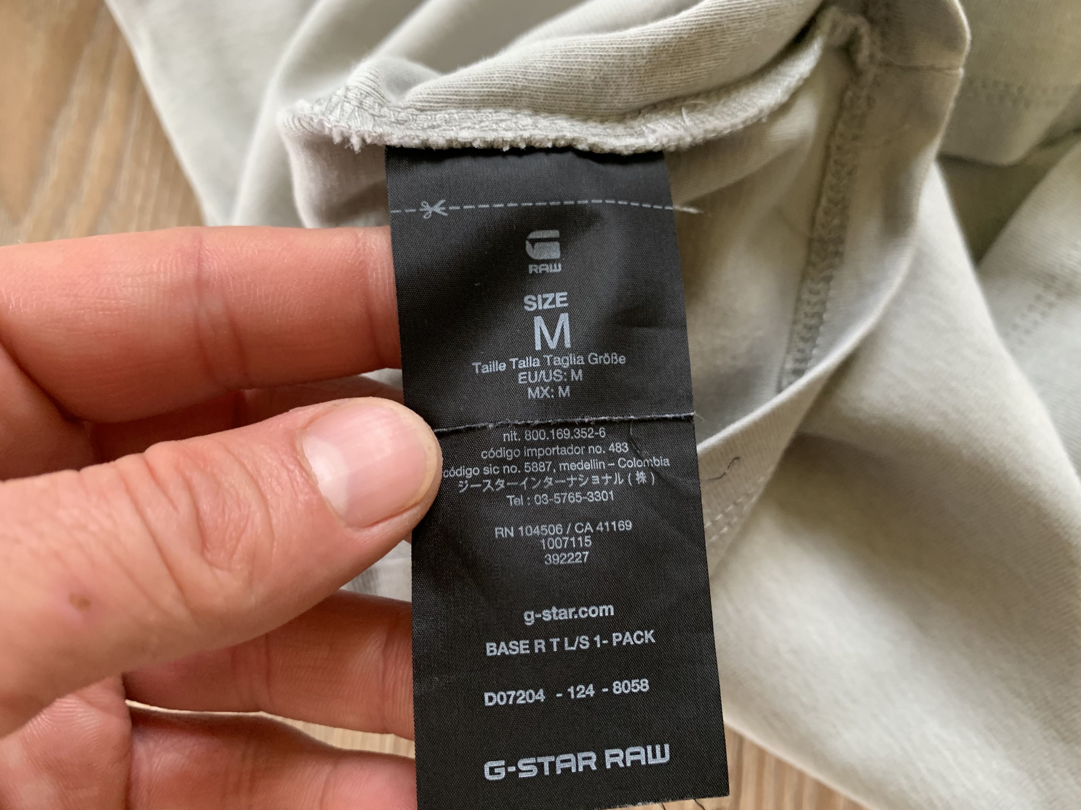 G-Star G Star Raw Basic Long Sleeve Size US M / EU 48-50 / 2 - 6 Thumbnail