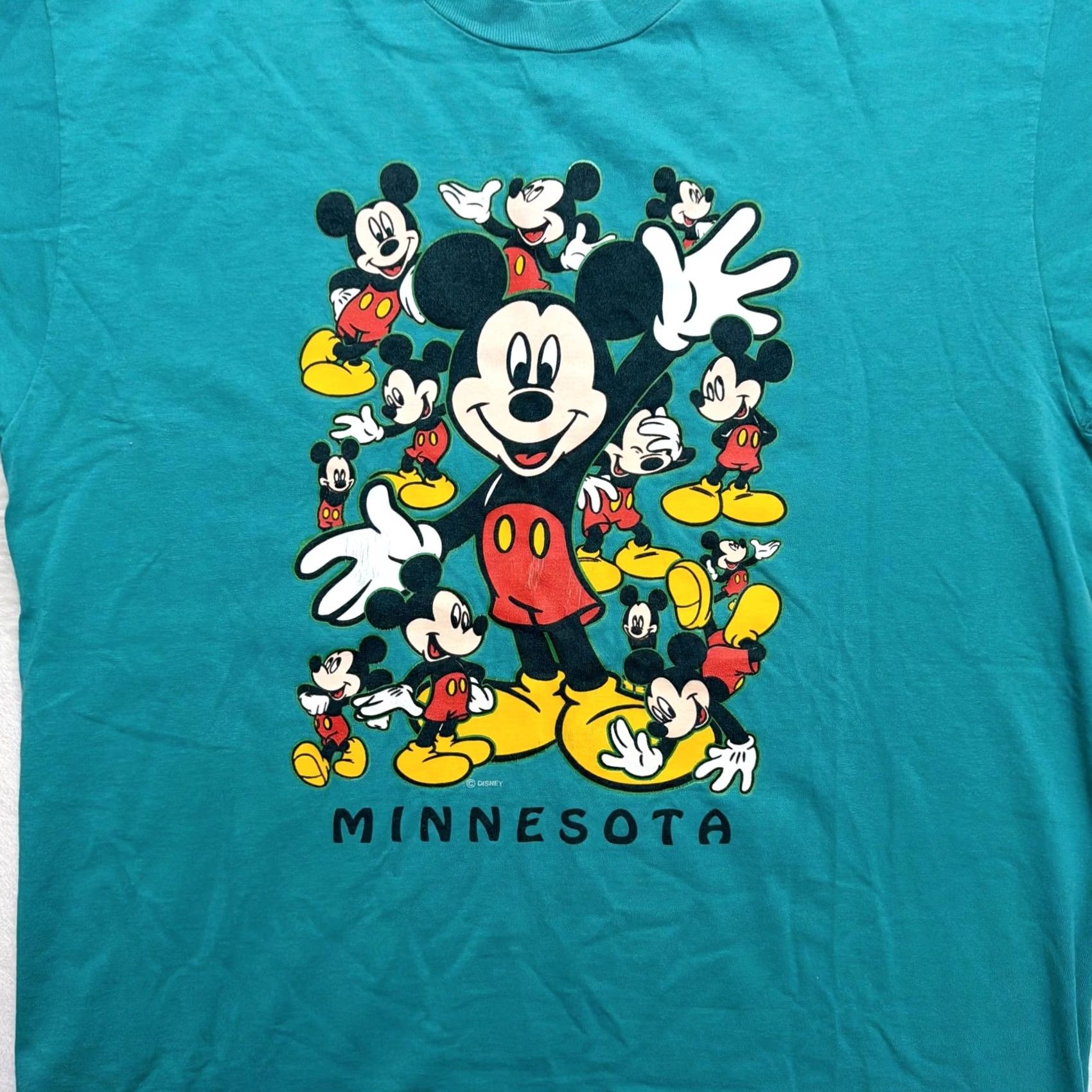 Velva Sheen VINTAGE Velva Sheen Mickey Mouse Minnesota Shirt Mens XL Green Disney Tee Size US XL / EU 56 / 4 - 3 Thumbnail