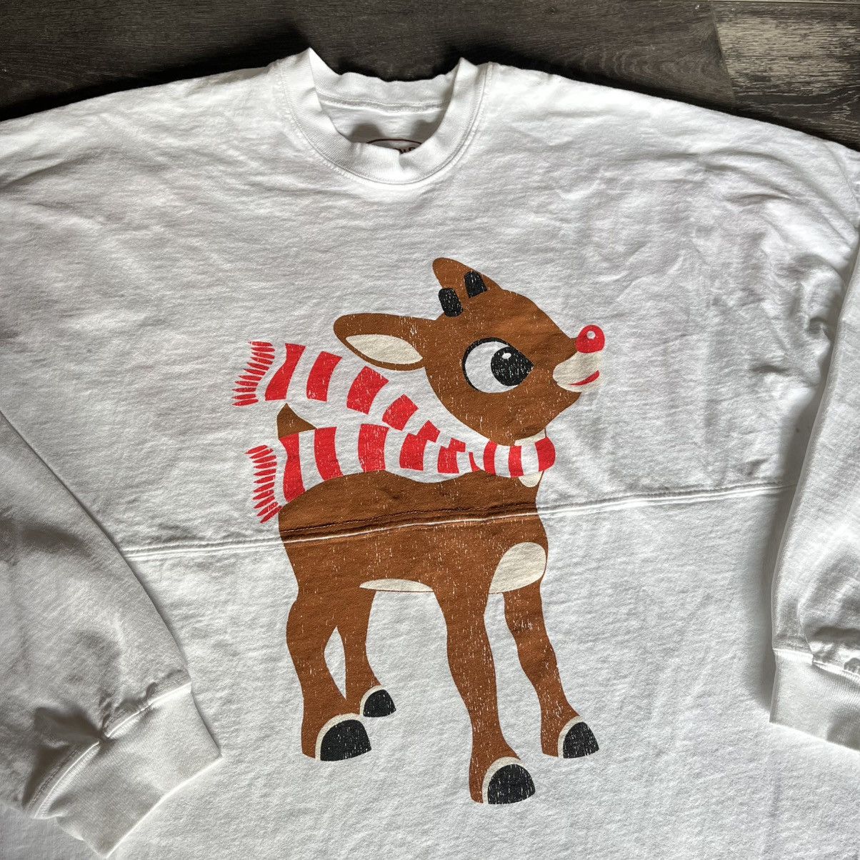 Vintage Rudolph the Red-Nosed Reindeer Spirit Jersey Longsleeve Tee Size US M / EU 48-50 / 2 - 3 Thumbnail