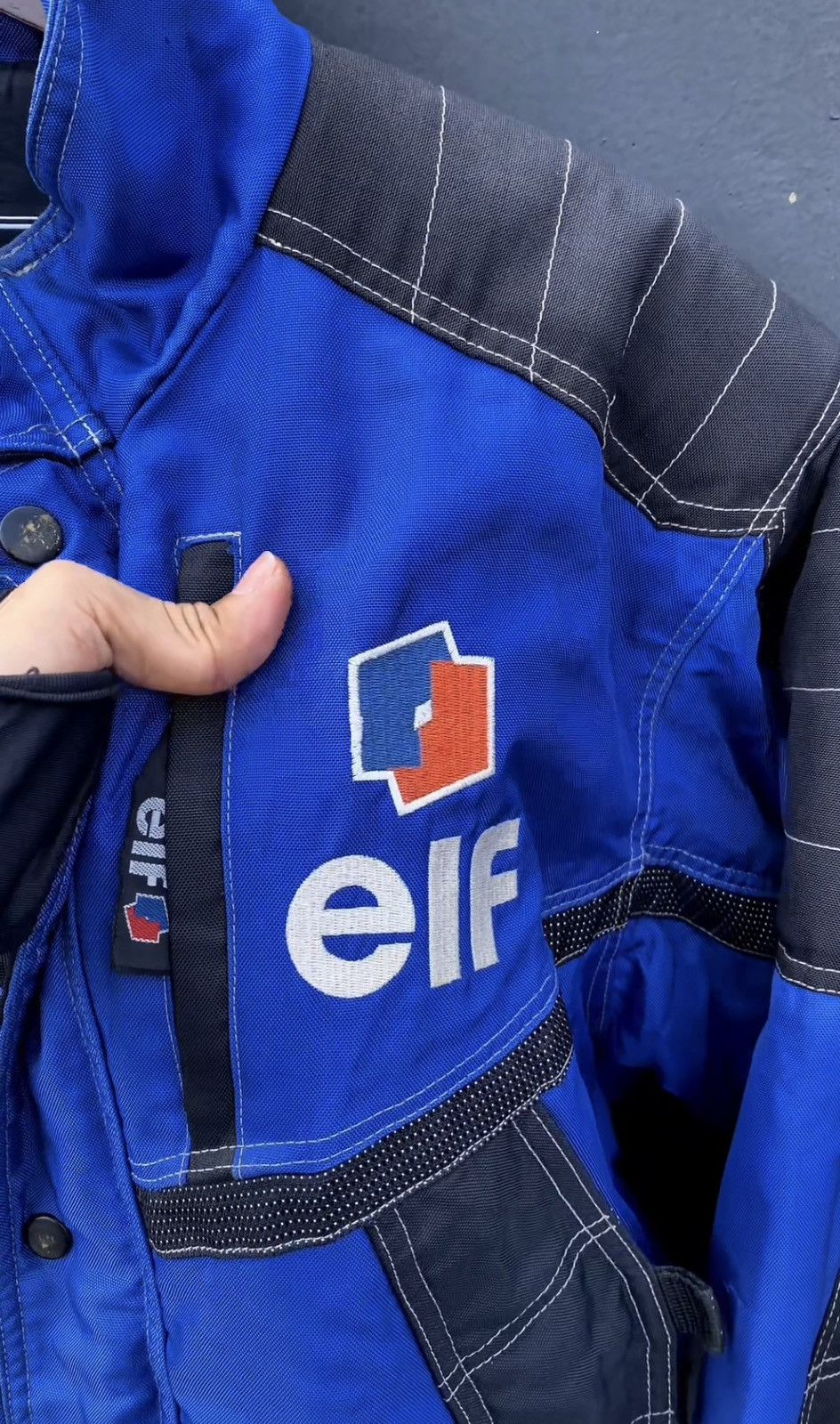 Japanese Brand Vtg ELF Competition Bikers Jacket Size US L / EU 52-54 / 3 - 3 Thumbnail