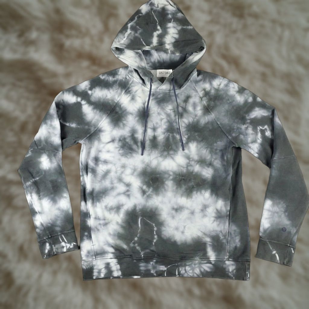 Lululemon Lululemon Sweater Mens Medium Gray Tie Dye City Sweat Pullover Hoodie Sweatshirt Size US M / EU 48-50 / 2 - 1 Thumbnail