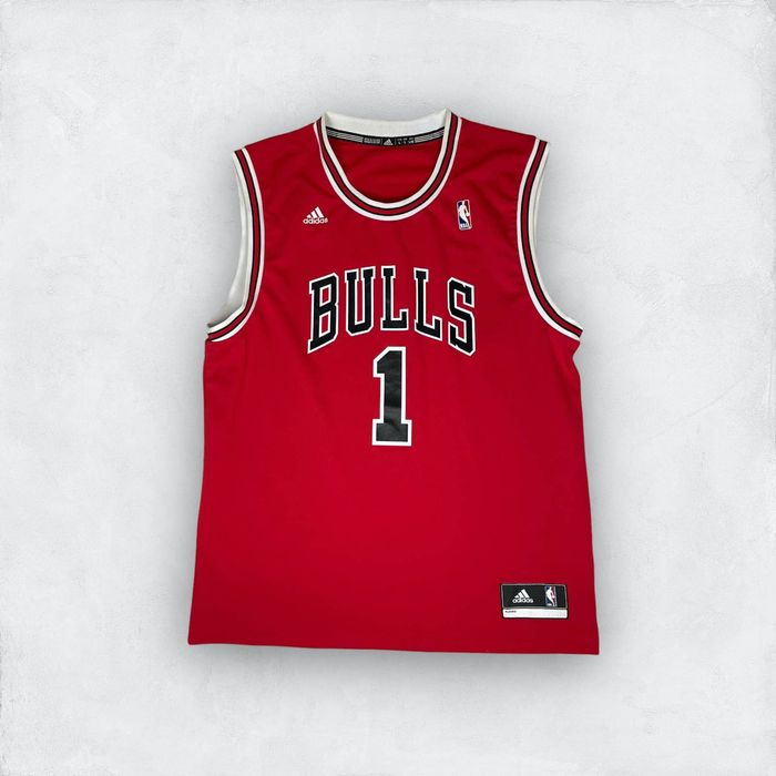 Adidas Adidas Mens Chicago Bulls Derrik Rose #1 Basketball Jersey L ...