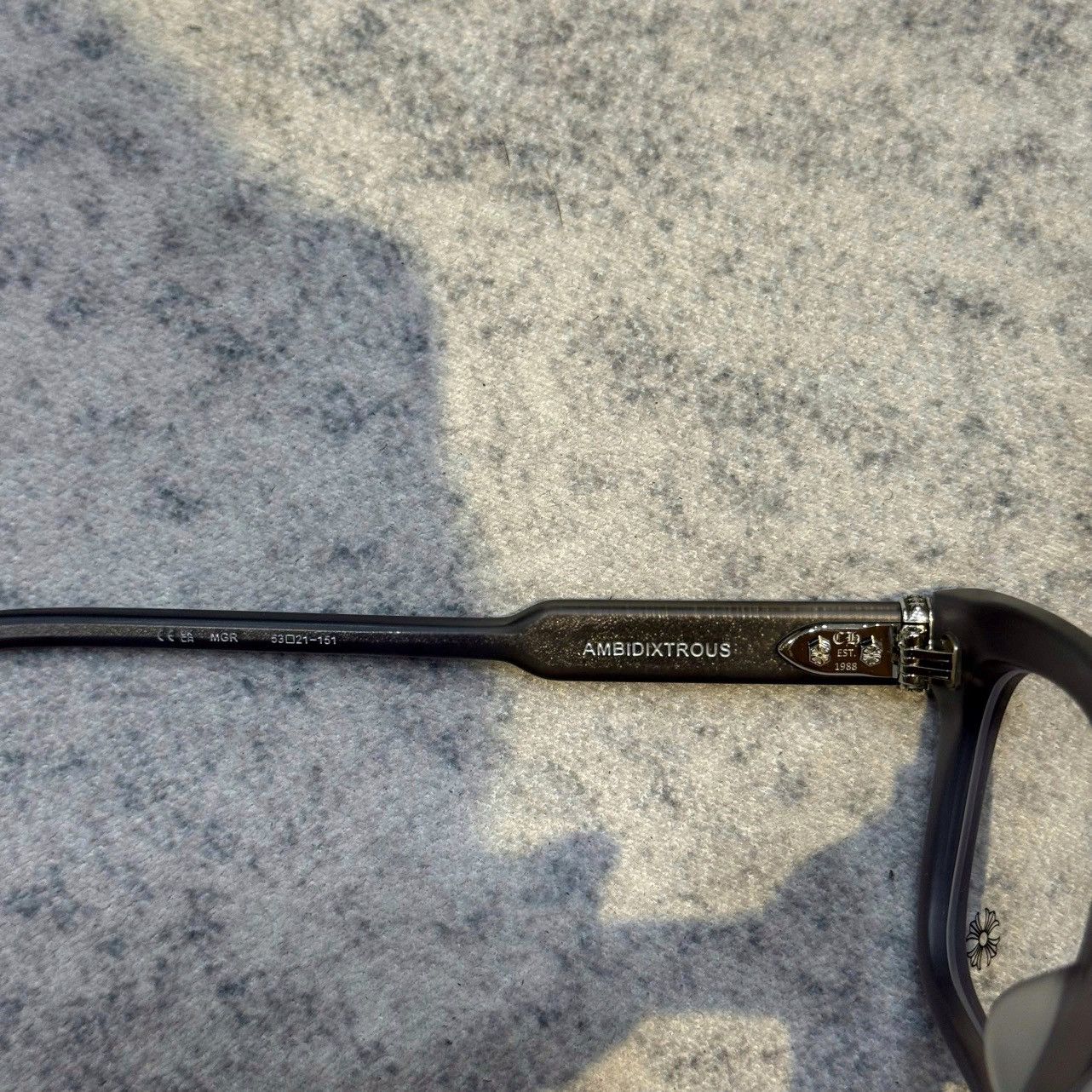 Chrome Hearts CHROME HEARTS AMBIDIXTROUS MATTE GRAPHITE Size ONE SIZE - 4 Thumbnail