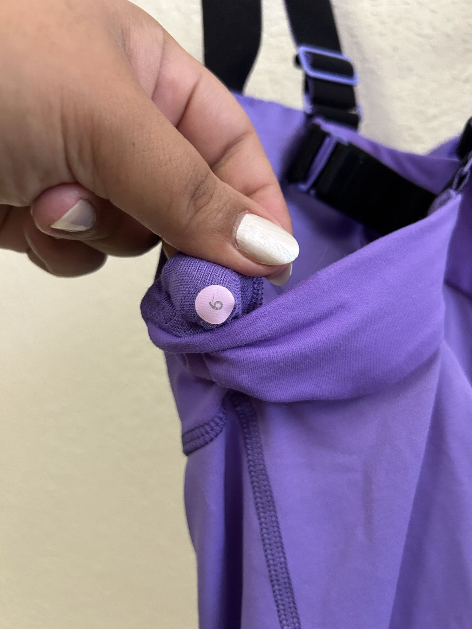 Lululemon LULULEMON YOGA PURPLE CROSS BACK PADDED TOP SIZE 6 Size M / US 6-8 / IT 42-44 - 8 Thumbnail