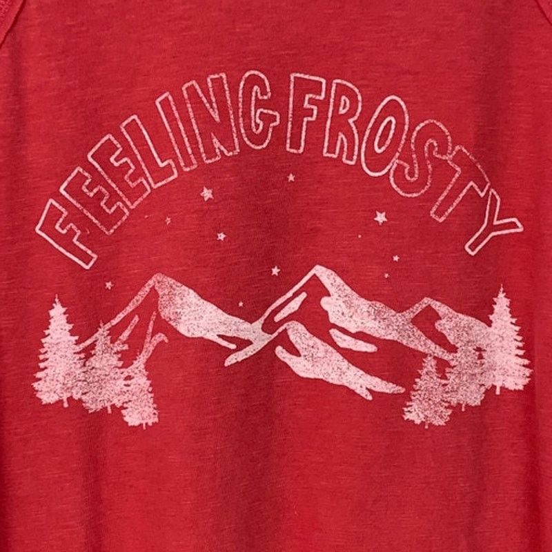 American Eagle Outfitters New Aerie Feeling Frosty Mountain Long Sleeve Crew Tee Shirt Size US S / EU 44-46 / 1 - 2 Thumbnail