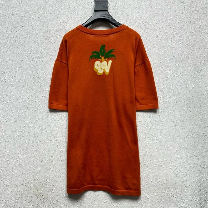 Louis Vuitton Louis Vuitton Coconut tree knitted short sleeve Size US XXL / EU 58 / 5 - 2 Thumbnail