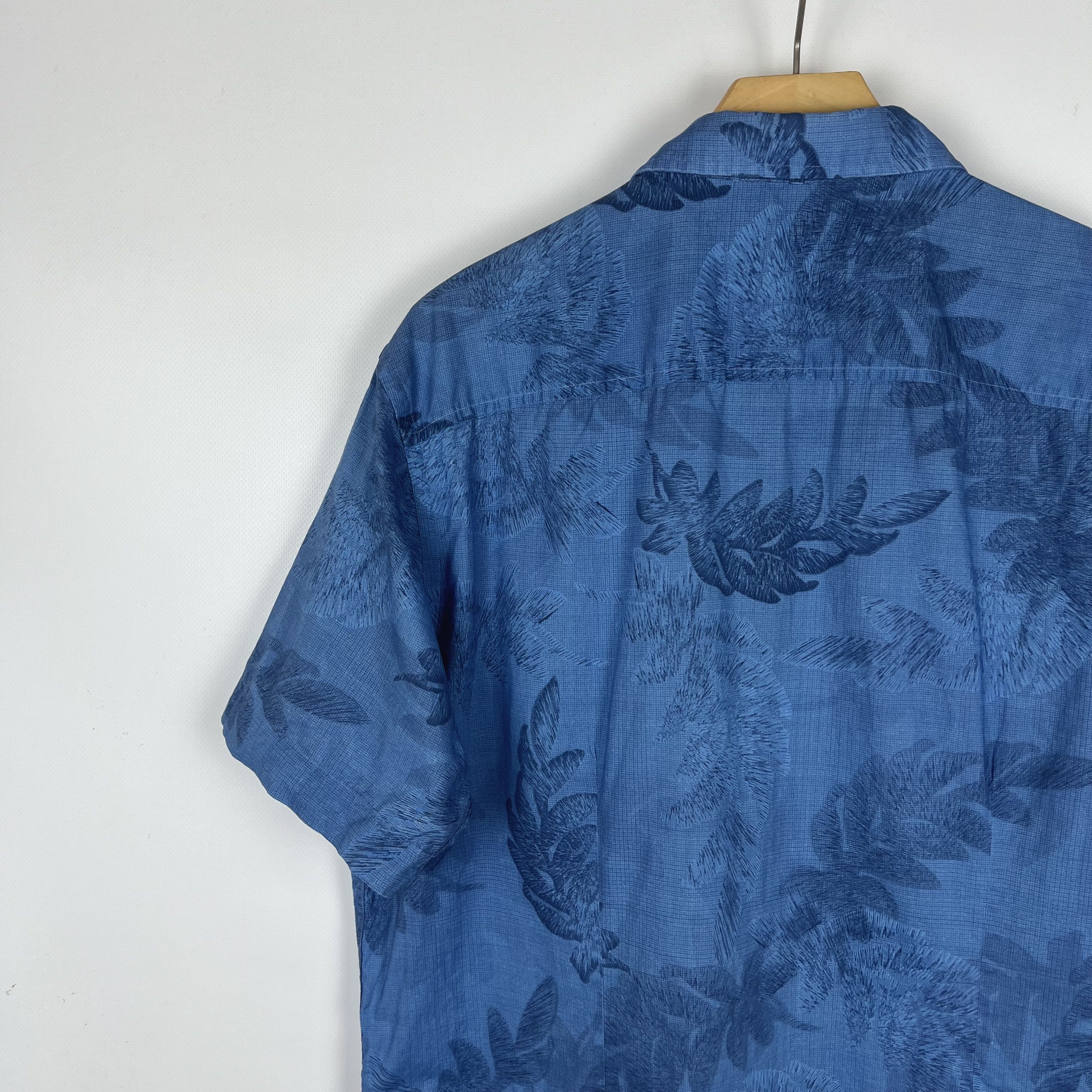 Ermenegildo Zegna Designer Ermenegildo Zegna Button Up Floral Pattern Shirt Size US M / EU 48-50 / 2 - 22 Thumbnail