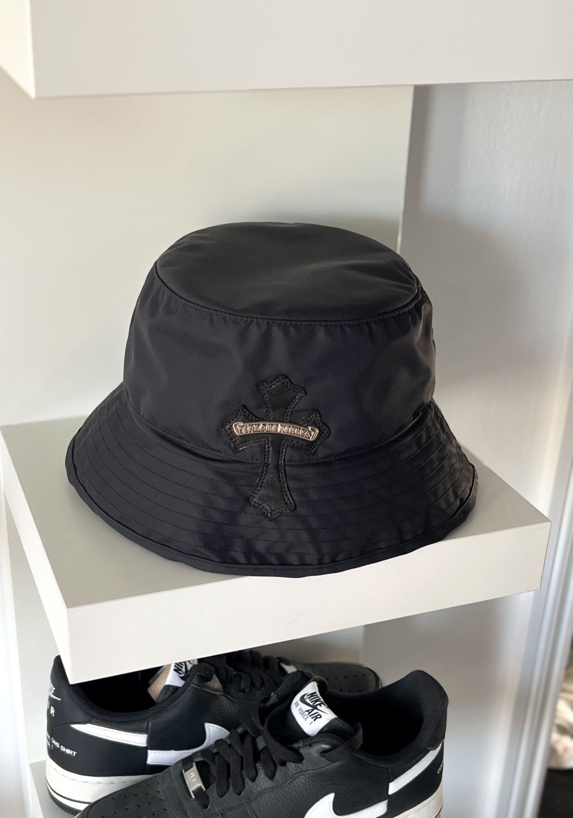 Chrome Hearts Chrome Hearts Bucket Hat Cross Patch (Size L) Size ONE SIZE - 6 Thumbnail