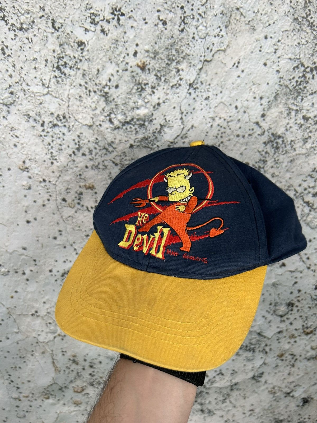 Other Vintage 90s Bart Simpson He Devil Hat Cap Movie Rare Hype Size ONE SIZE - 1 Thumbnail