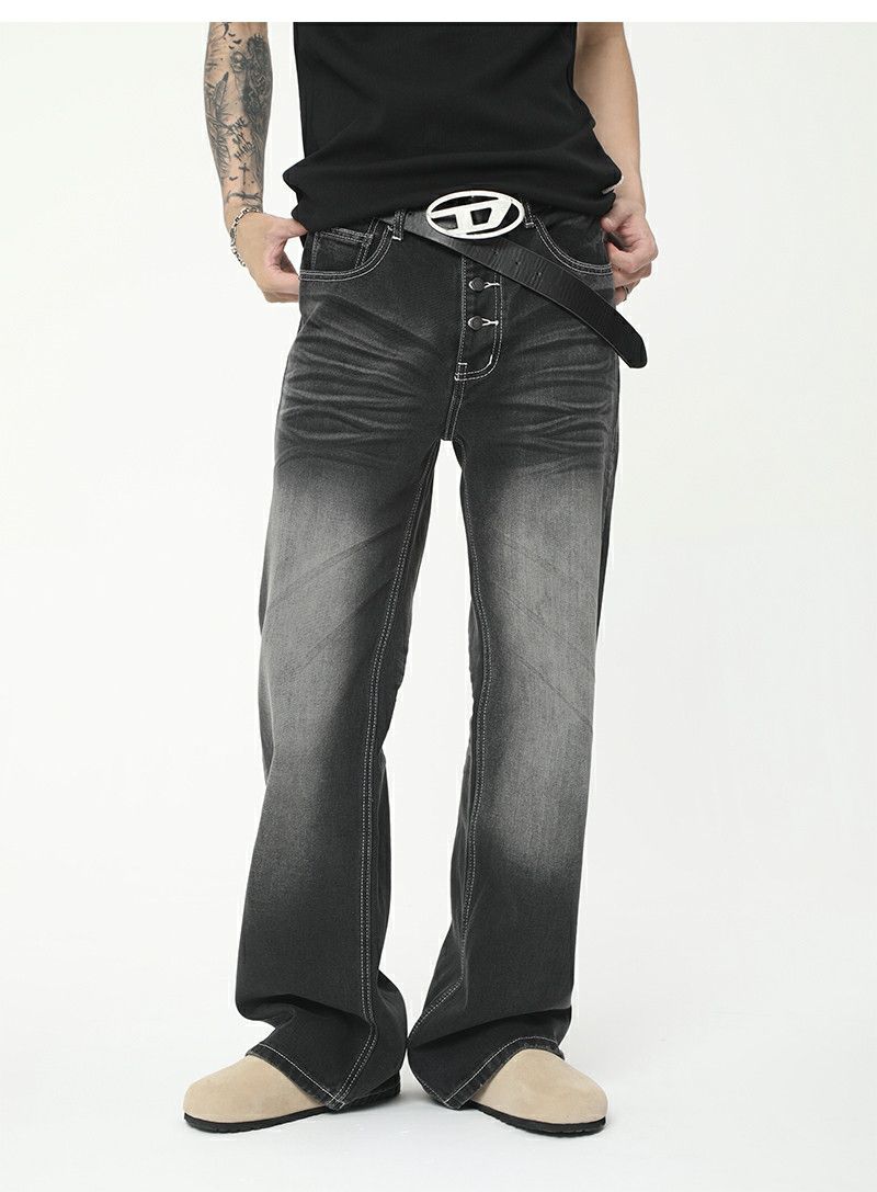 y2k washed faded grunge baggy jeans