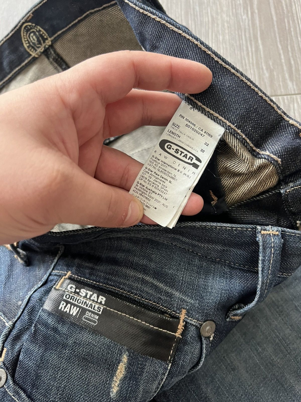 G-Star Vintage G Star Jeans Denim Size US 32 / EU 48 - 20 Thumbnail