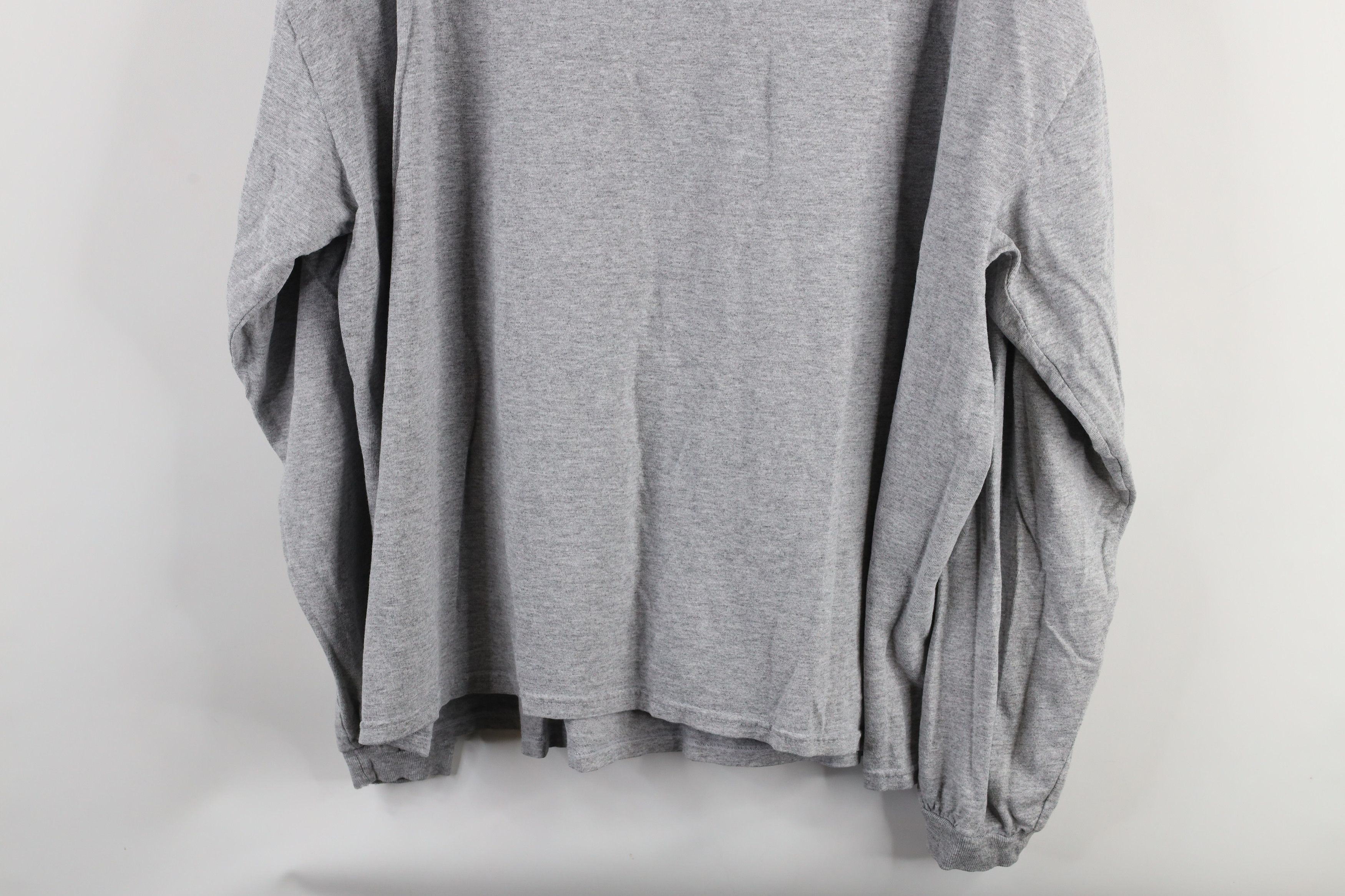 Vintage Vintage 90s Streetwear Penguin Long Sleeve T-Shirt Gray Size US XXL / EU 58 / 5 - 10 Thumbnail