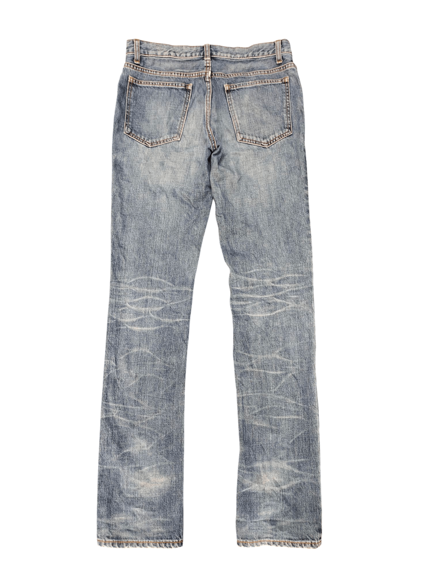 Lounge Lizard Japanese Brand Lounge Lizard Clawmark Distress Denim Jeans Size US 30 / EU 46 - 8 Thumbnail