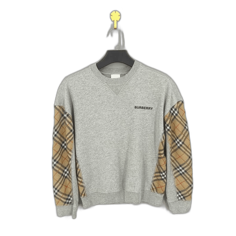 Burberry burberry plaid sweatshirt with logo detail Size US M / EU 48-50 / 2 - 1 Thumbnail